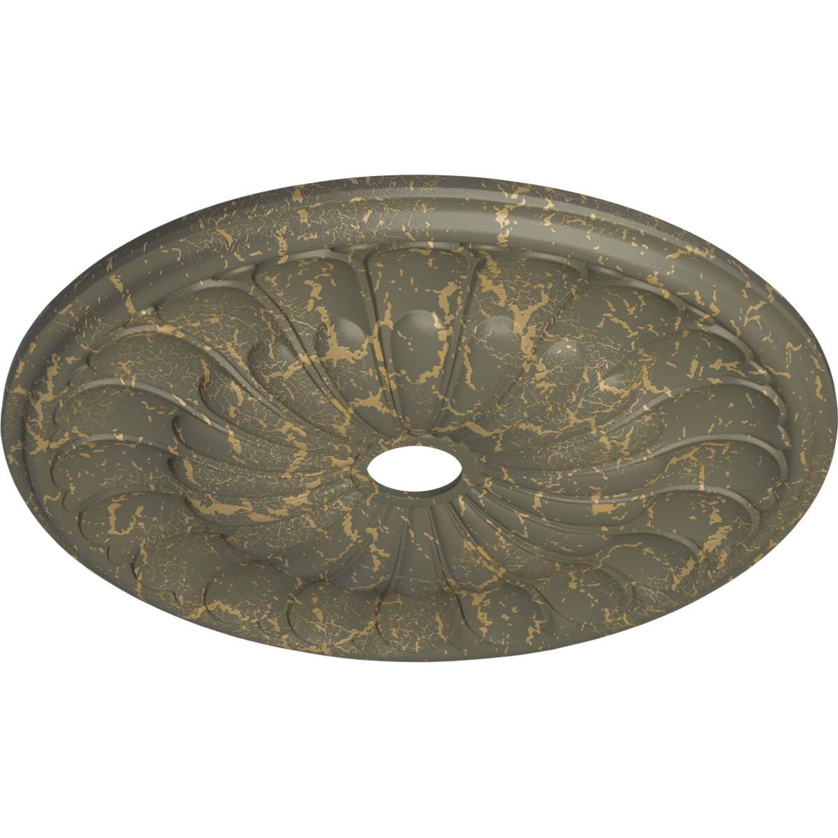Ekena Millwork CM31GOWHC Ceiling-Medallions - View #2