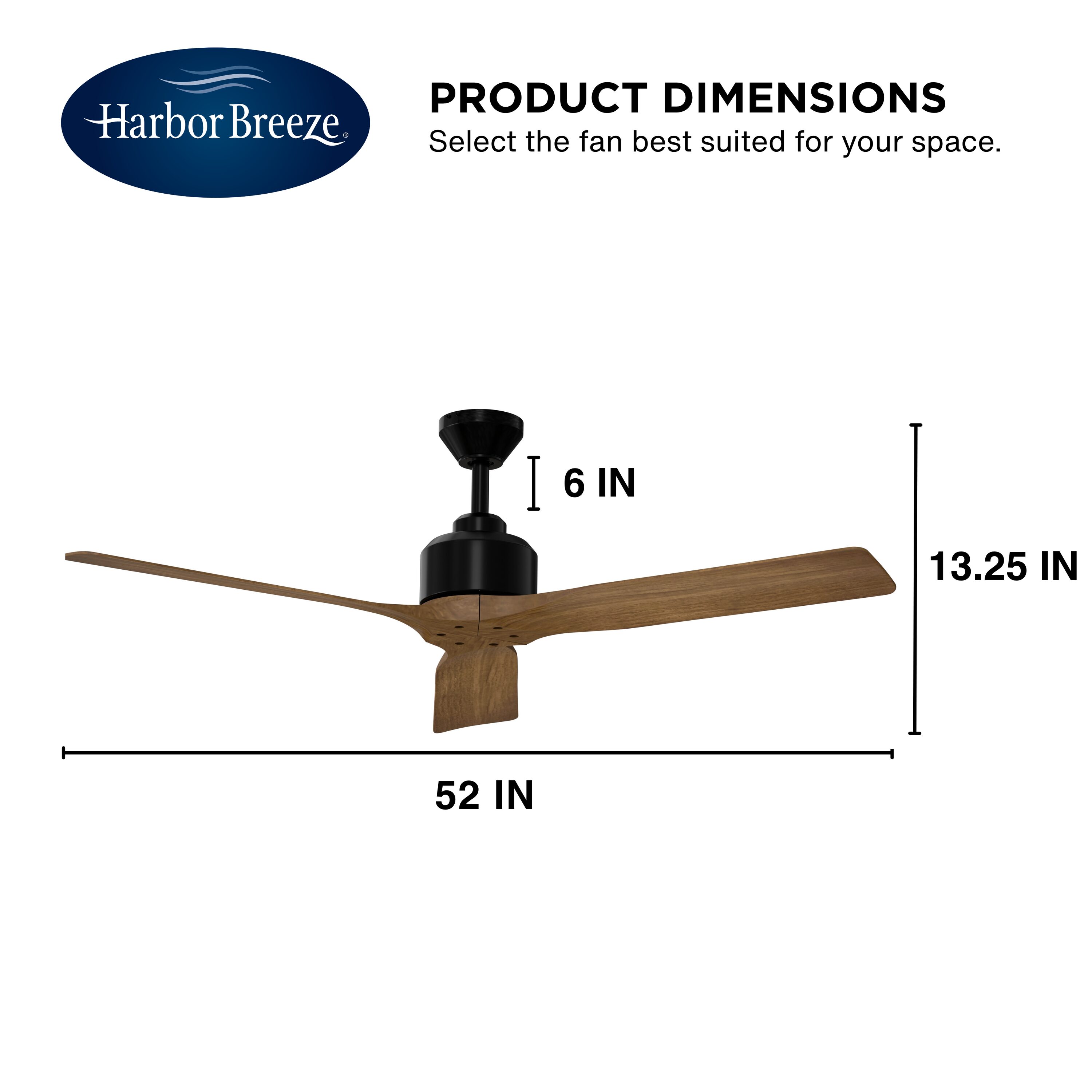 Harbor Breeze FOX52MBK3R Ceiling-Fans - View #11