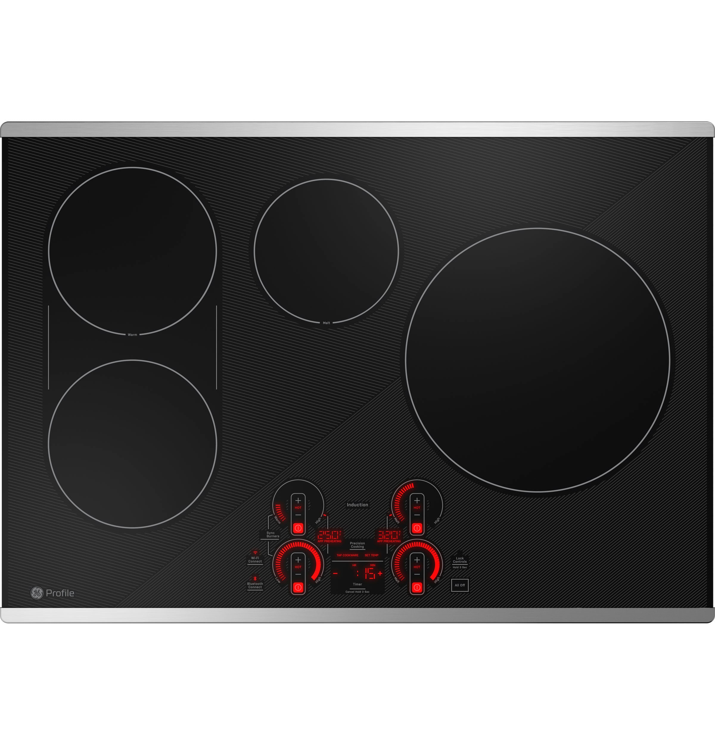 GE Profile™ Series 30 Electric Cooktop-Slate
