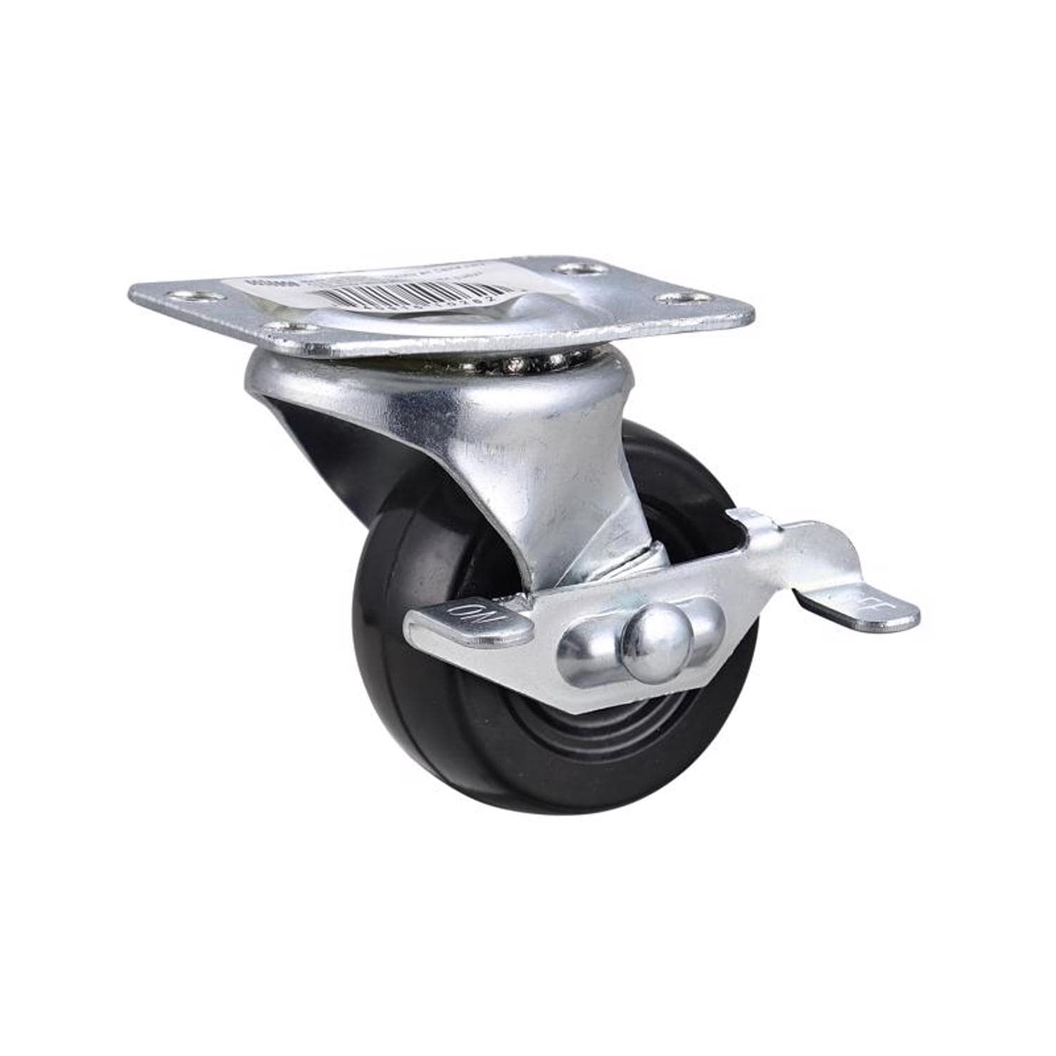 Projex  2 in. D Swivel Soft Rubber Caster 90 lb 1 pk