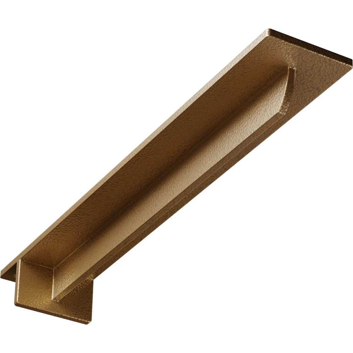Ekena Millwork BKTM03X18X02HEHGO Heaton Hidden 18-in x 3-in x 2-in Gold Steel Countertop support bracket