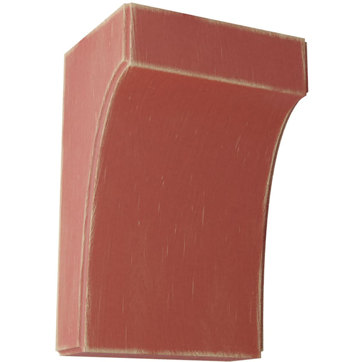Ekena Millwork BKTWD05X04X08CVRD Clarksville 5-1/4-in x 4-in x 8-in Rubberwood Red Wood Standard Bracket