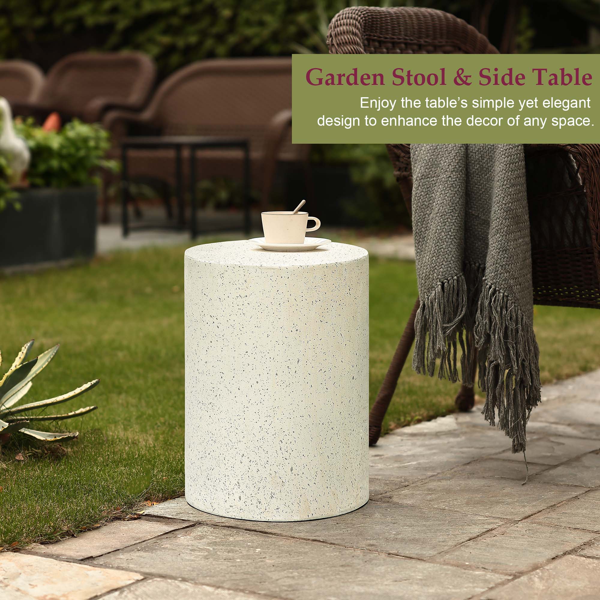 Concrete patio discount set for sale