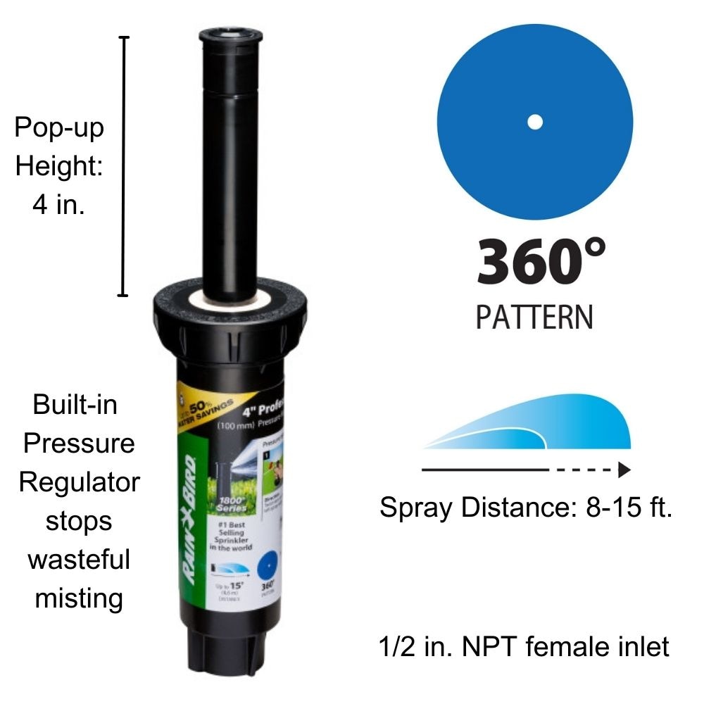Rain Bird 1804FDSP25 Underground-Sprinklers - View #2