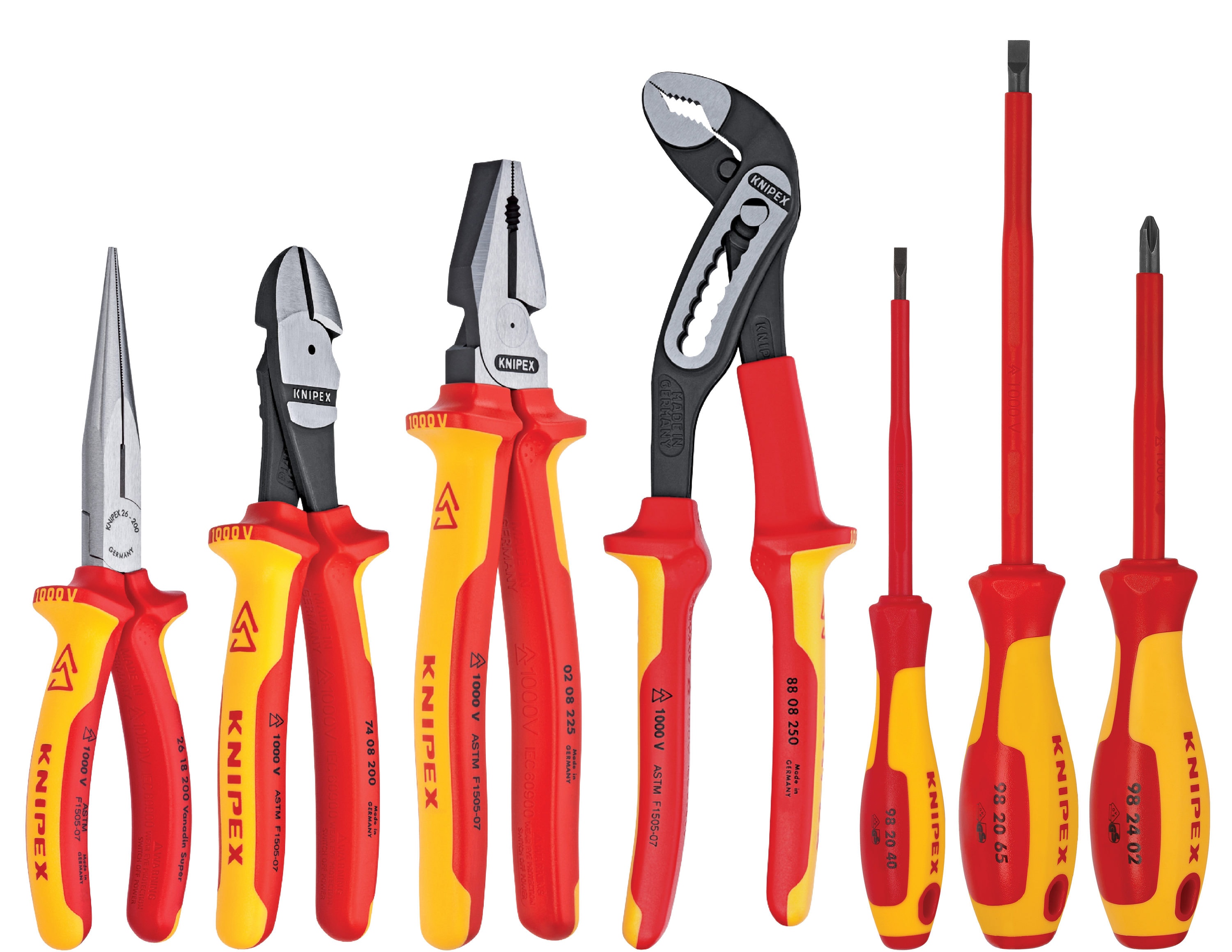 KNIPEX 4-Piece Circlip Snap-Ring Plier Set in Pouch - Automotive