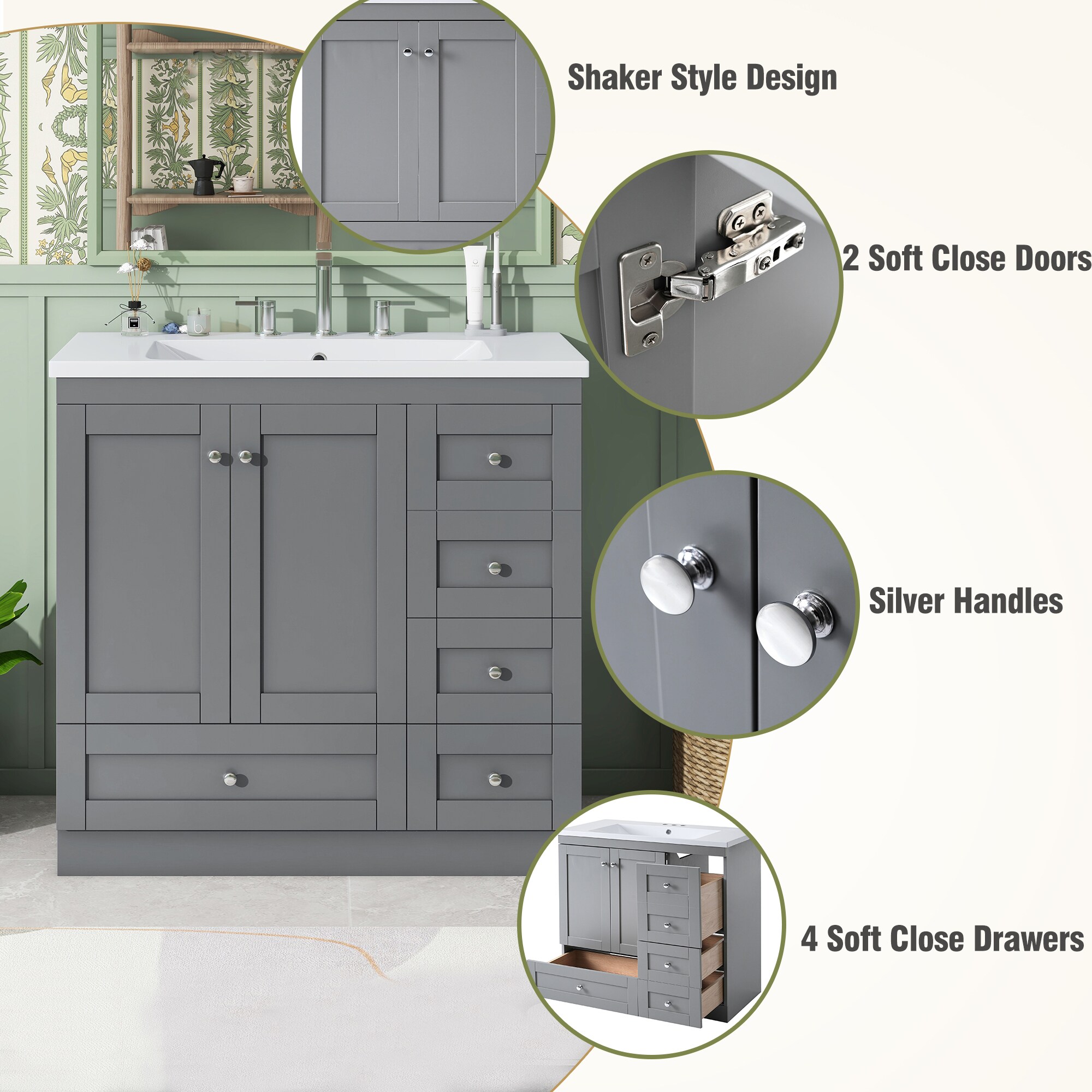 LOVMOR SF-WO-SV000021AAE Bath-Vanity-Combo - View #4