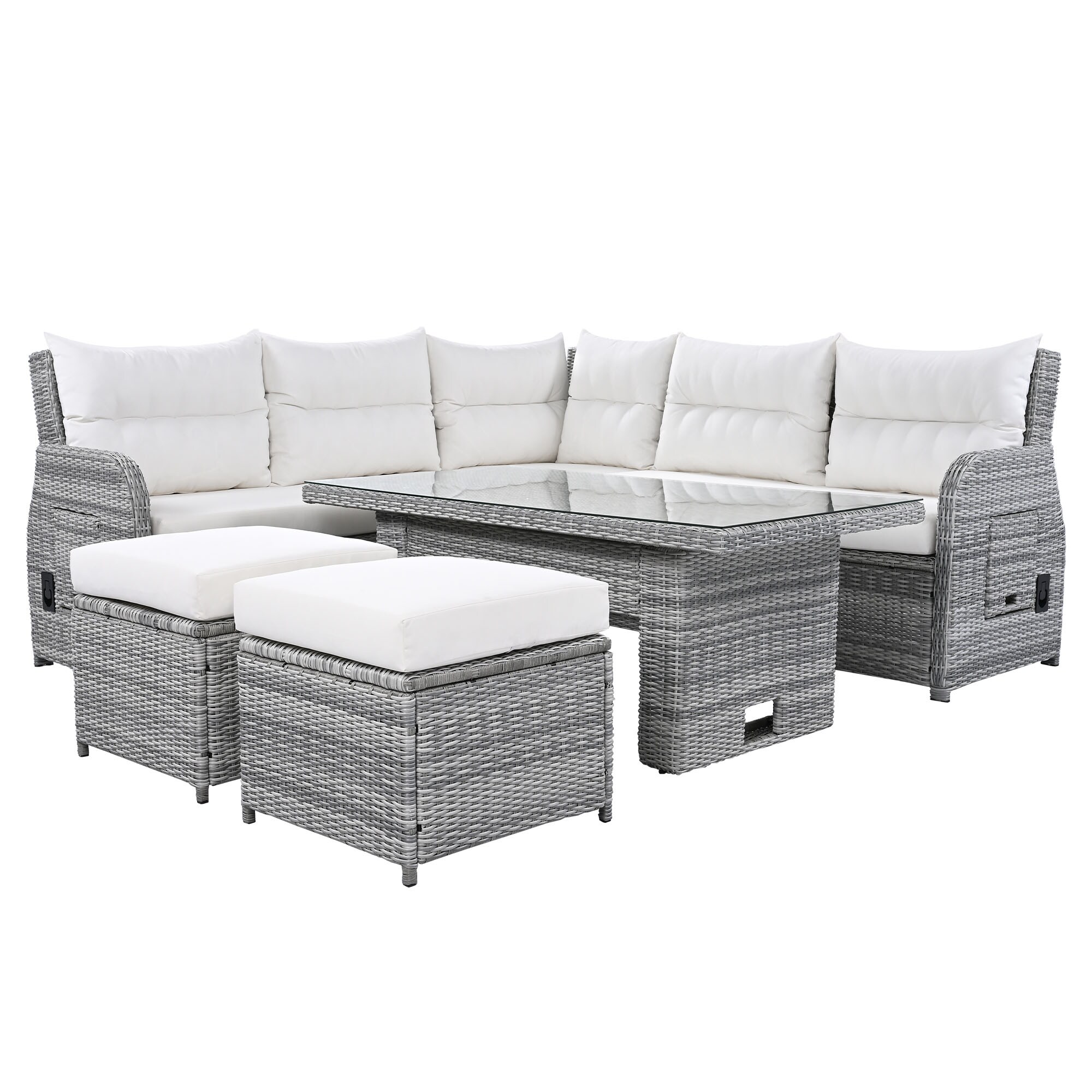 SINOFURN SYA690009GY Patio-Sofas-Daybeds - View #14
