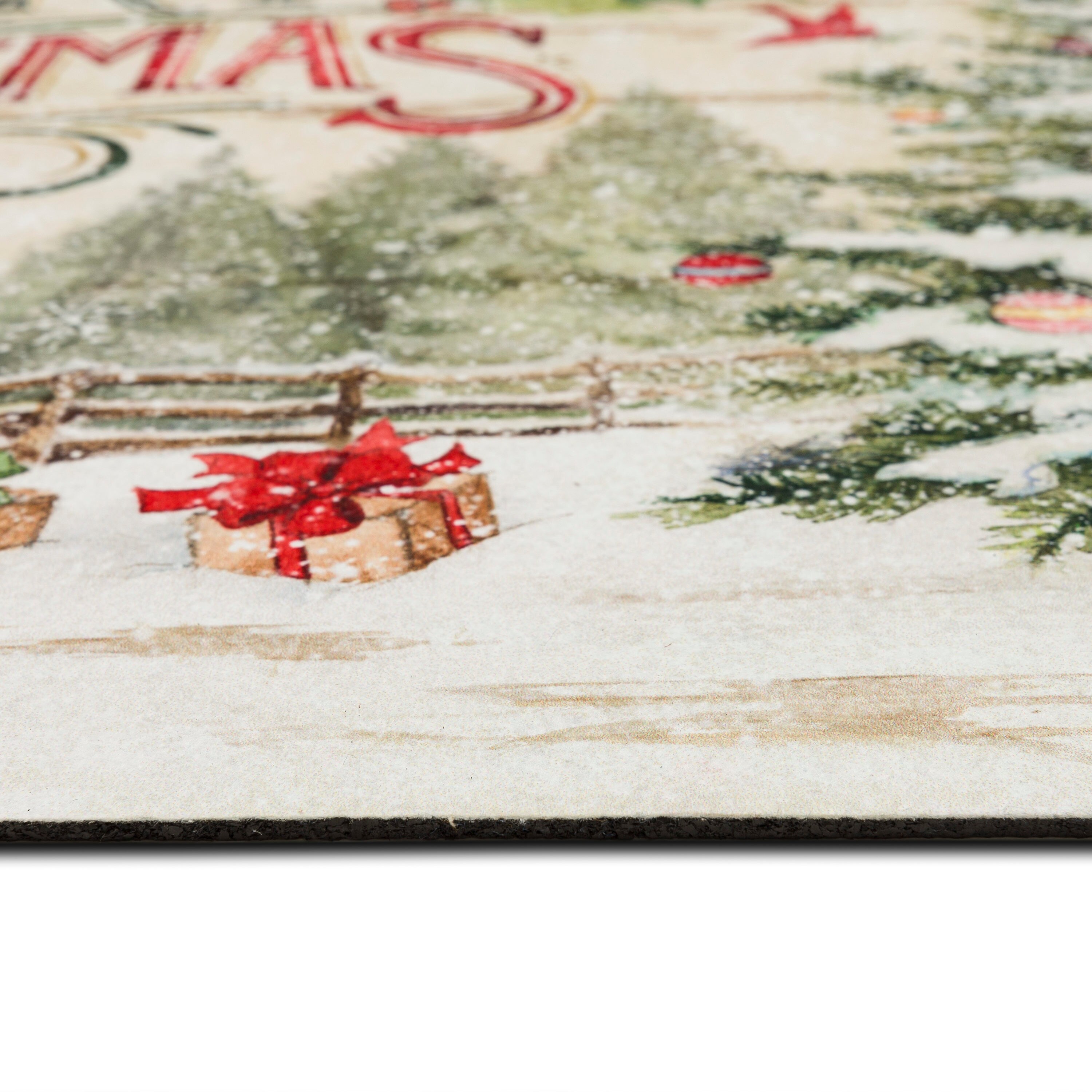 Holiday Living 2-ft x 3-ft Multiple Colors/Finishes Rectangular Outdoor  Winter Door Mat at