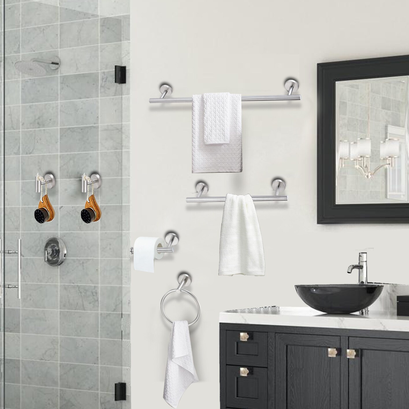 FAYMART LIGHTING FLB2416989-TB-BN Decorative-Bath-Hardware-Kits - View #8