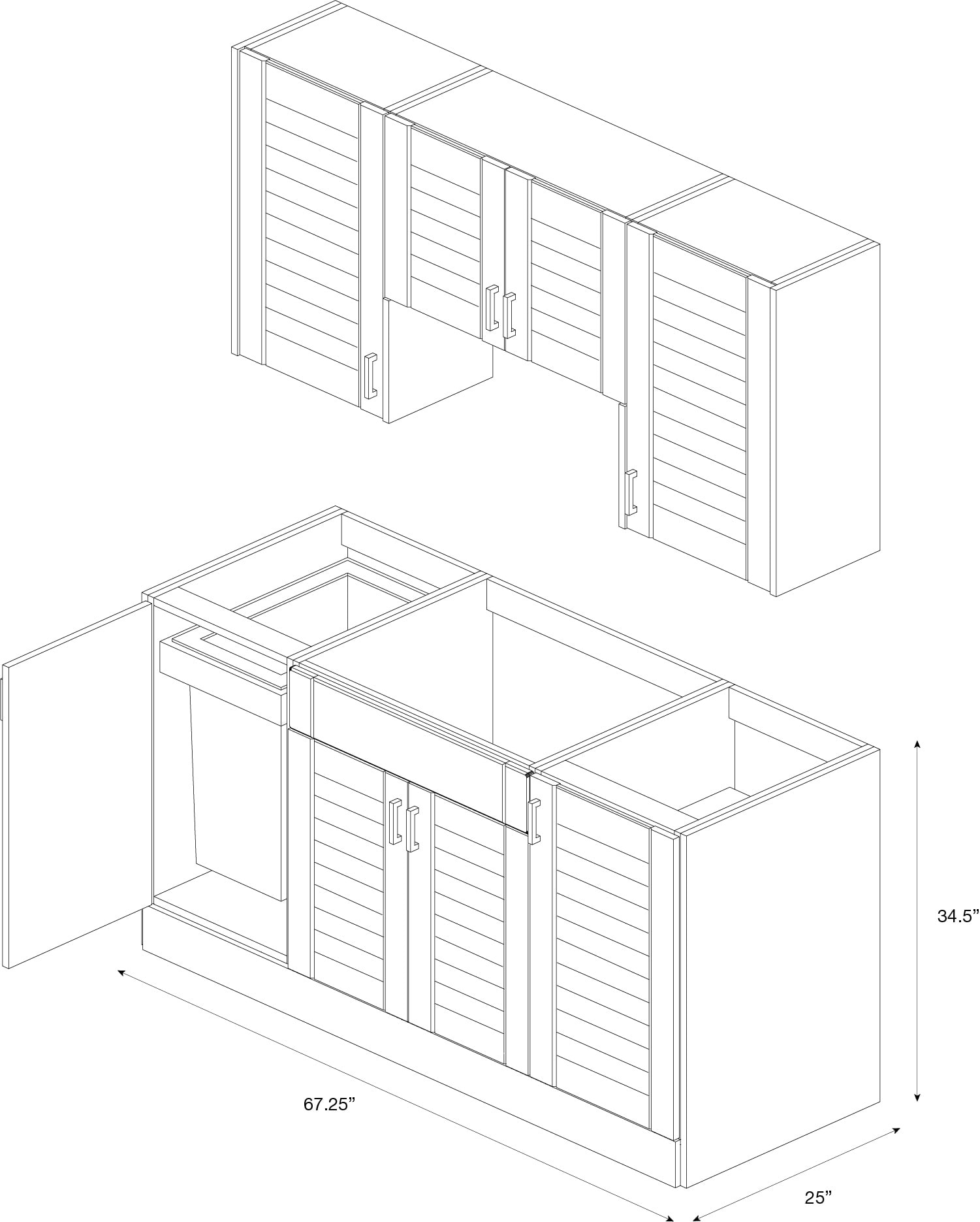 WeatherStrong WSE66WMK-TTK Modular-Outdoor-Kitchens - View #3