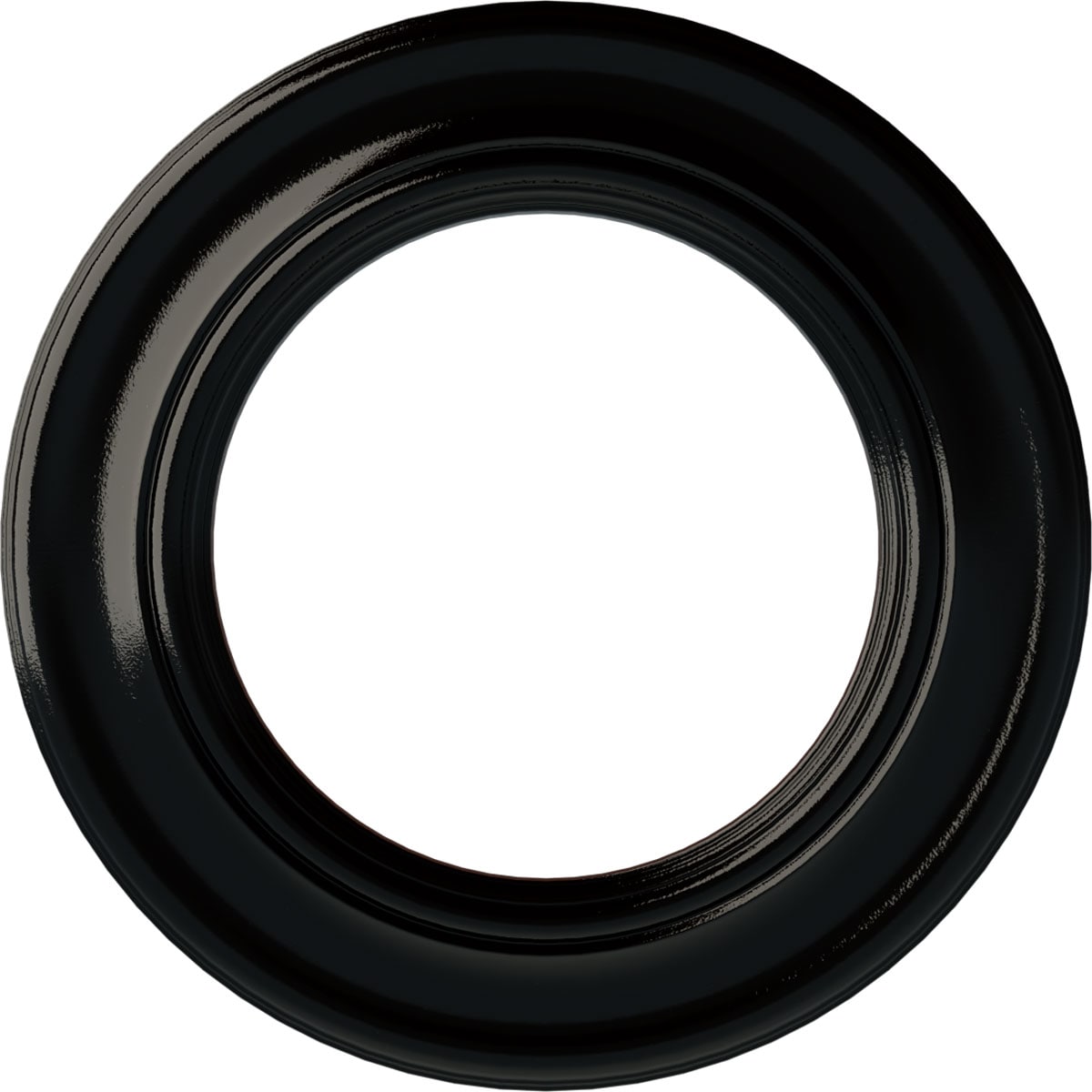 Ekena Millwork CM20HOBPS Holmdel 20.875-in W x 20.875-in L Painted Black Pearl Polyurethane Whole Ceiling Medallion