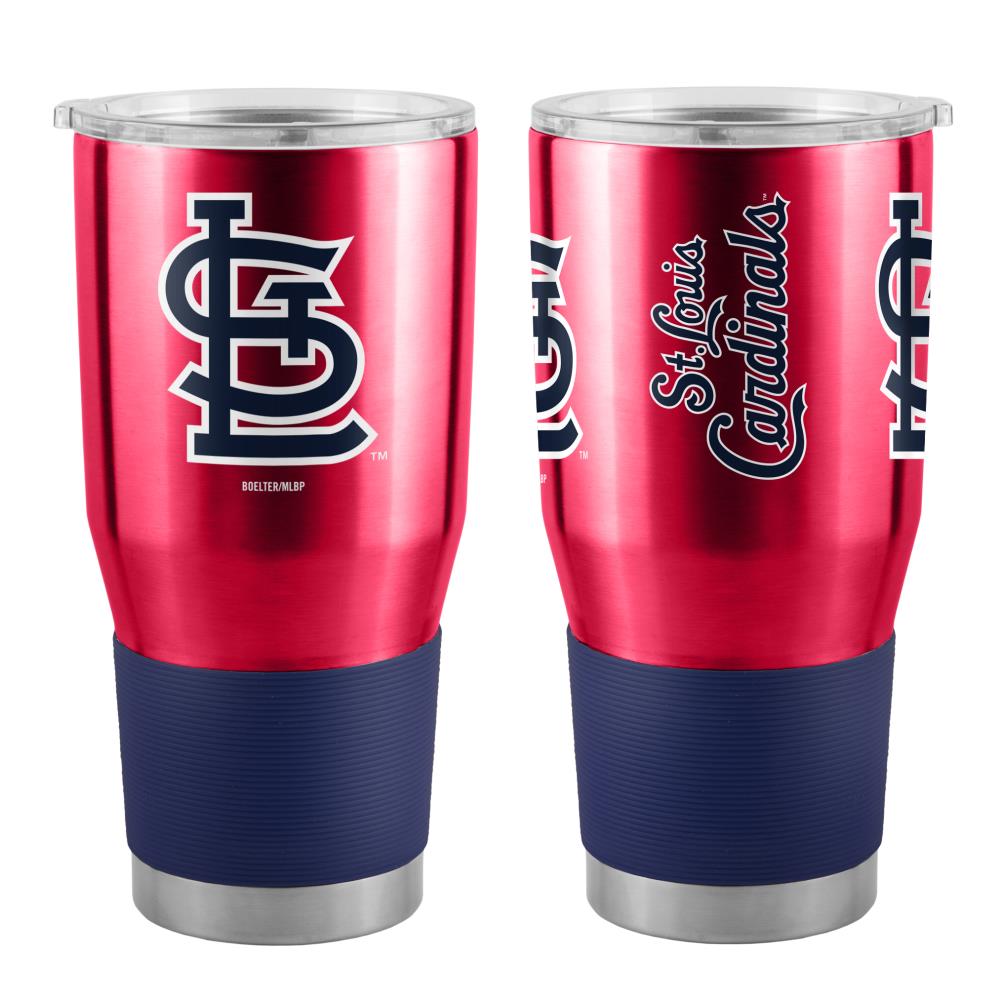 Logo Brands St. Louis Cardinals 20-fl oz Stainless Steel Blue Cup