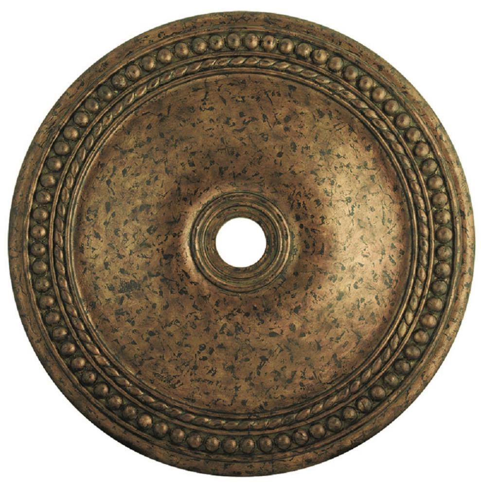 Livex Lighting 82078-71 Wingate 42-in W x 42-in L Traditional Venetian Golden Bronze Polyurethane Ceiling Medallion
