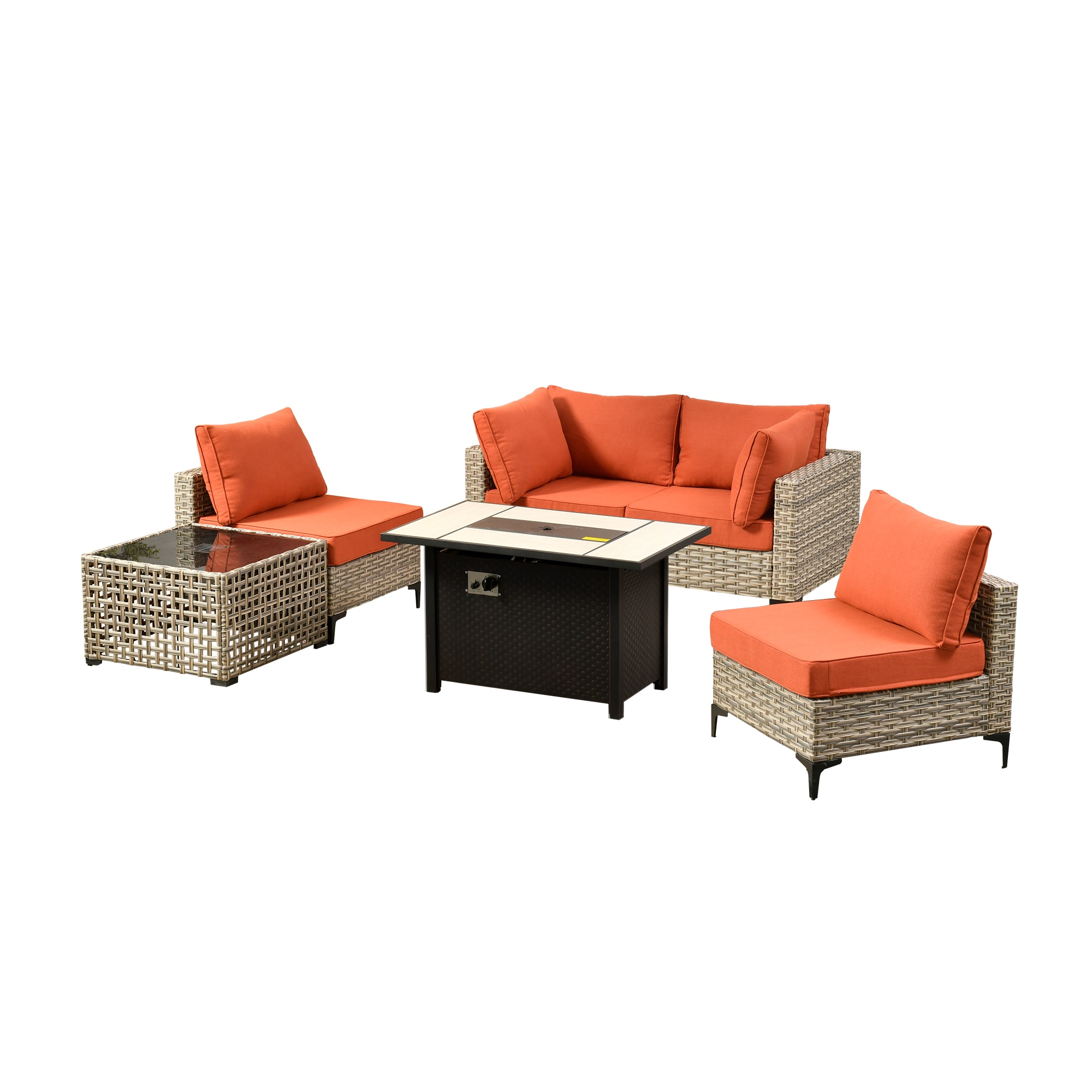 ALTRIGUS 6L-CFP03-SKT80C6-AL Patio-Conversation-Sets - View #2