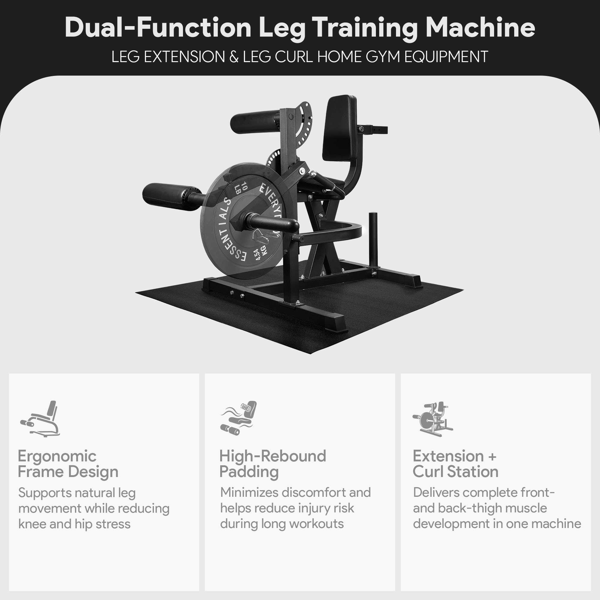 Balancefrom SP-LEG-BLK Lat-Pull-Down-Machines - View #2