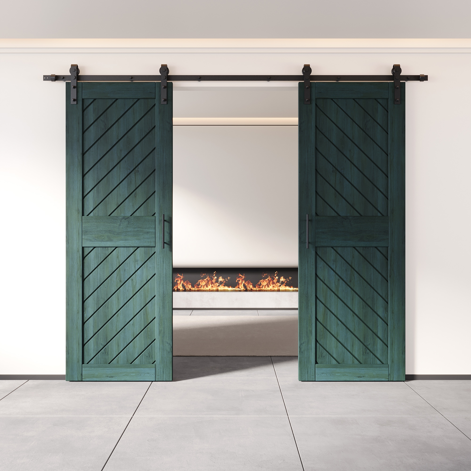 HOMACER YT2H108C-XT1-2684-RP Barn-Doors - View #8