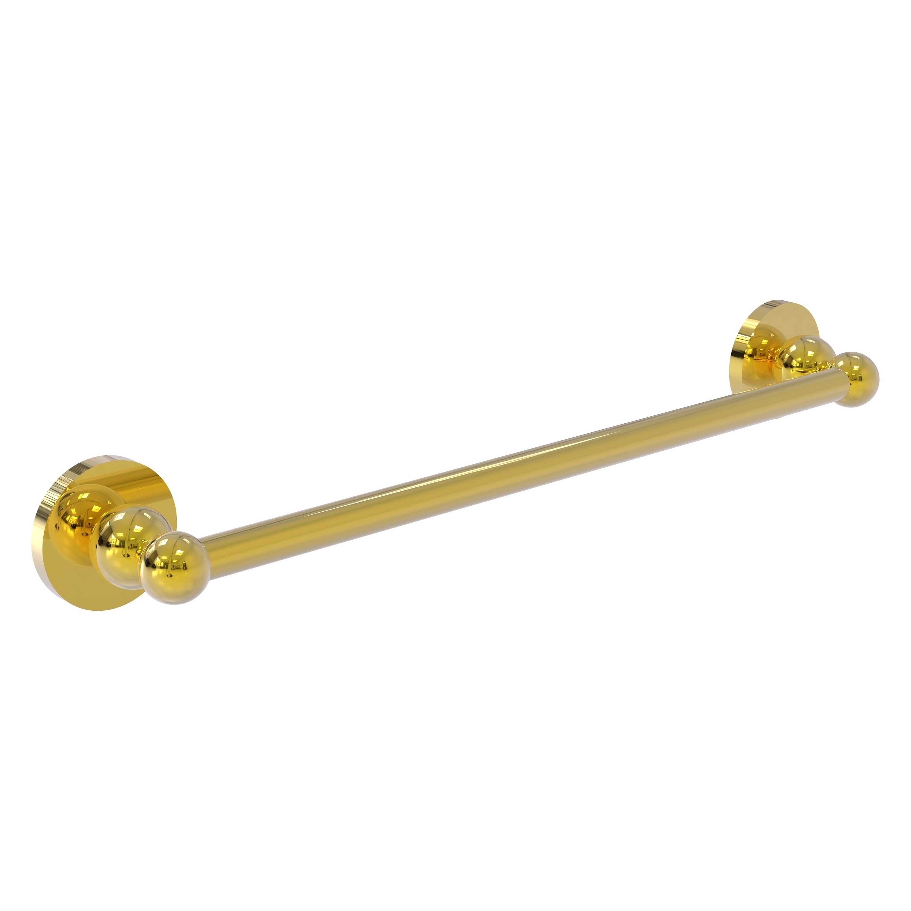 Allied Brass BL-41/36-PB Bolero 36-in Polished Brass Wall mount Single Towel Bar