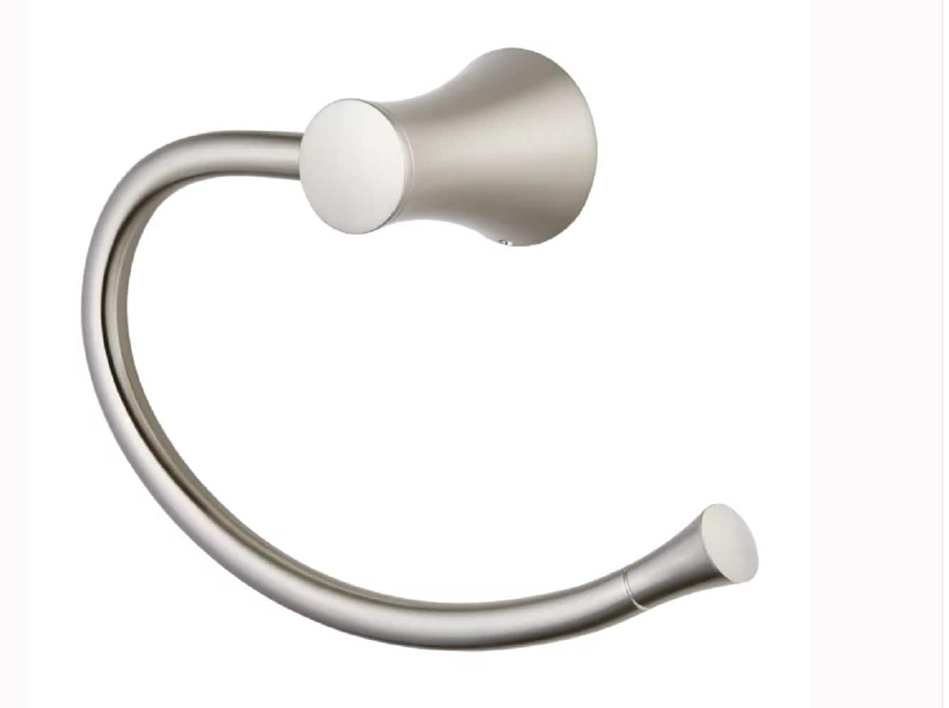 Pfister BRB-TR0K Iyla Brushed Nickel Wall mount Single Towel Ring