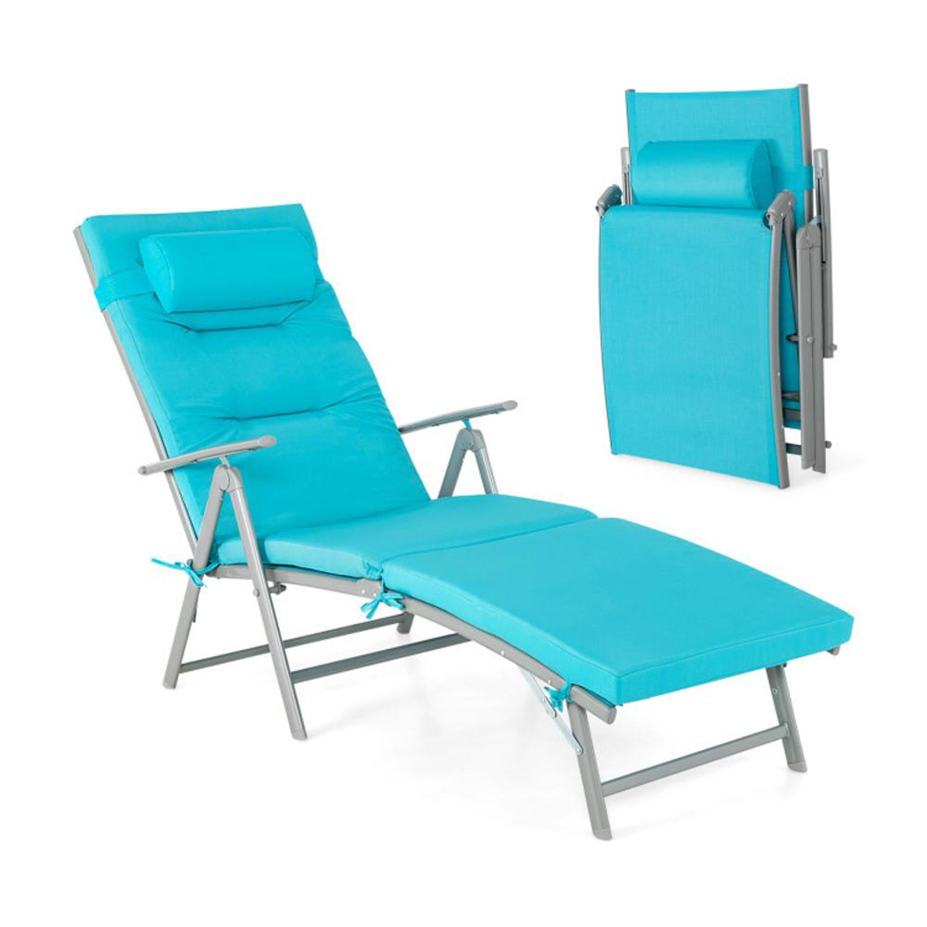 Folding chaise lounge chair shop lowes