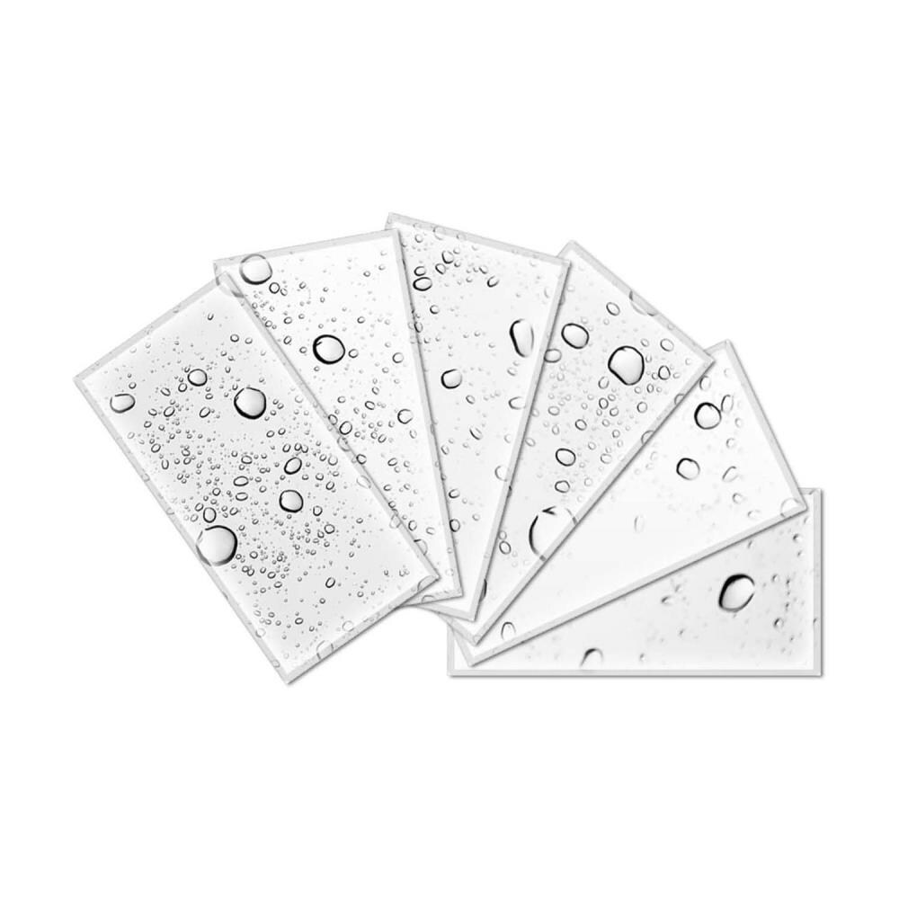 Instant Mosaic 1470101 Upscale Designs 64-Pack Multicolor 3-in x 6-in Glossy Glass Random Wall Tile