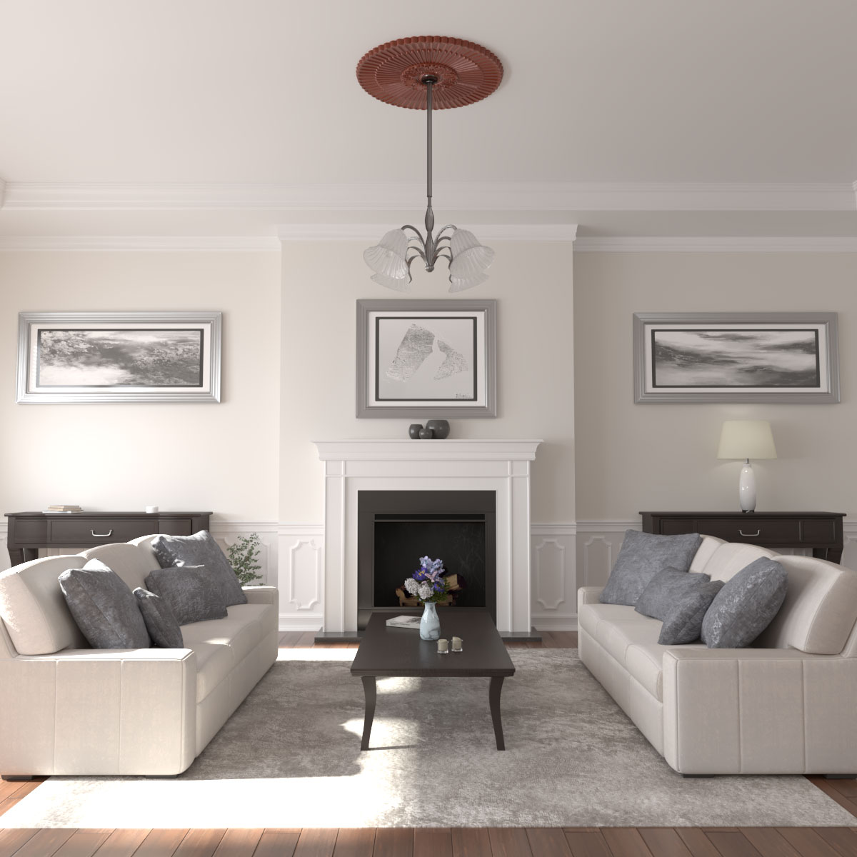 Ekena Millwork CM41NEFIF Ceiling-Medallions - View #4
