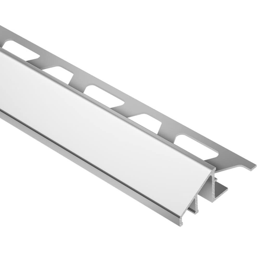 Schluter Systems EU200 Reno-U 0.75-in W x 98.5-in L Stainless Steel Steel Reducer Tile Edge Trim