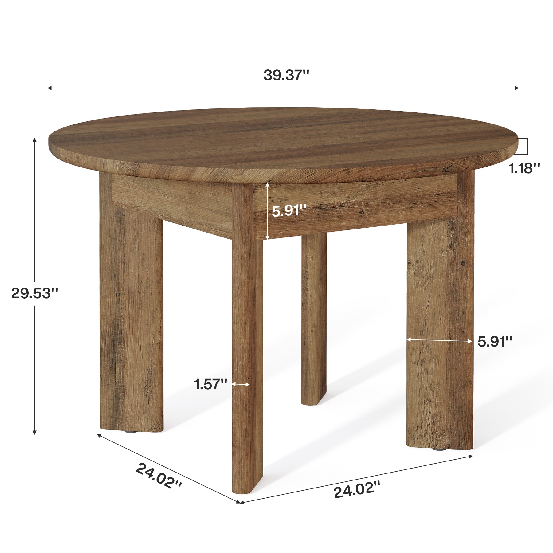 Tribesigns LWOYJL-1714YY Dining-Tables - View #2