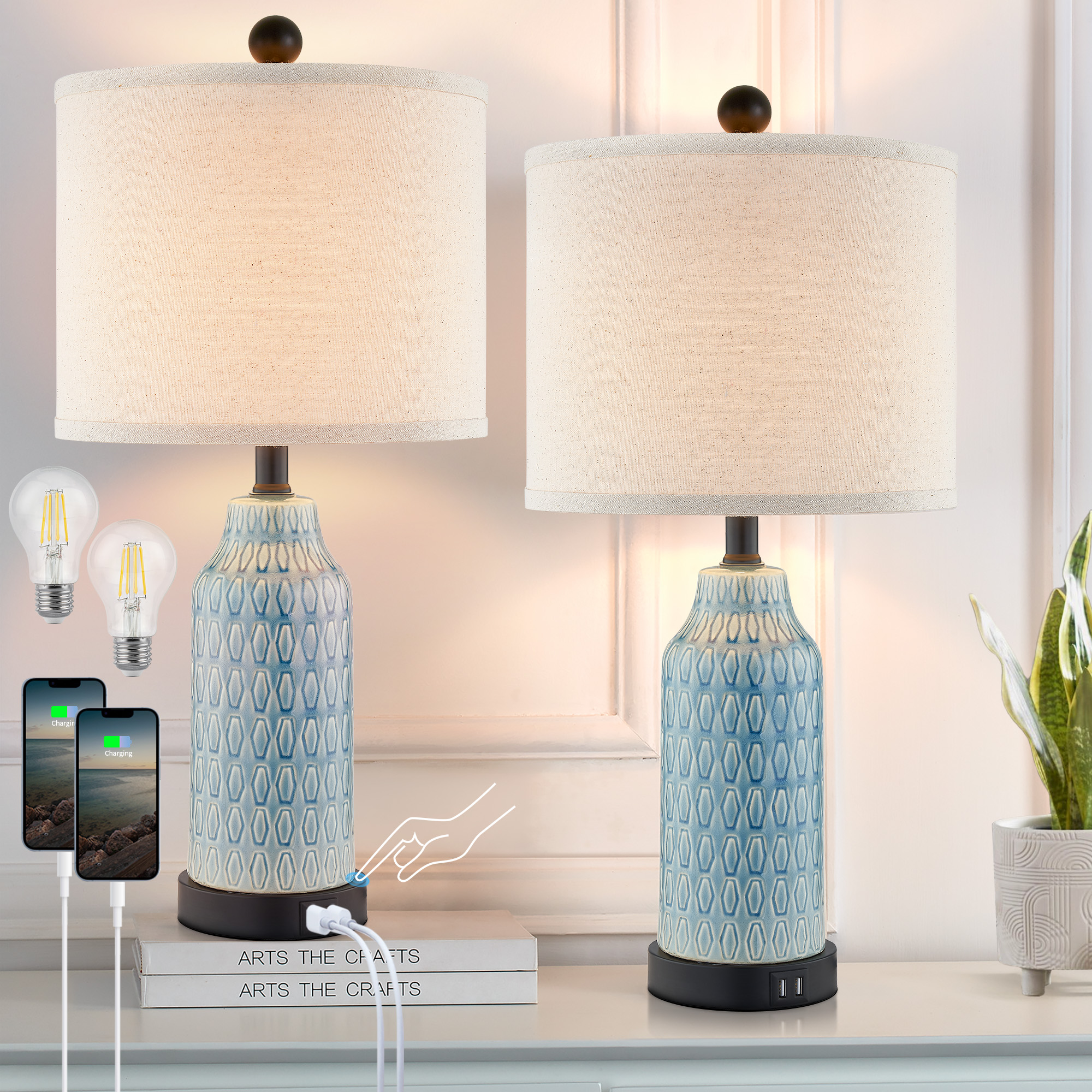 UrFurnishings TD-194 Table-Lamps - View #11