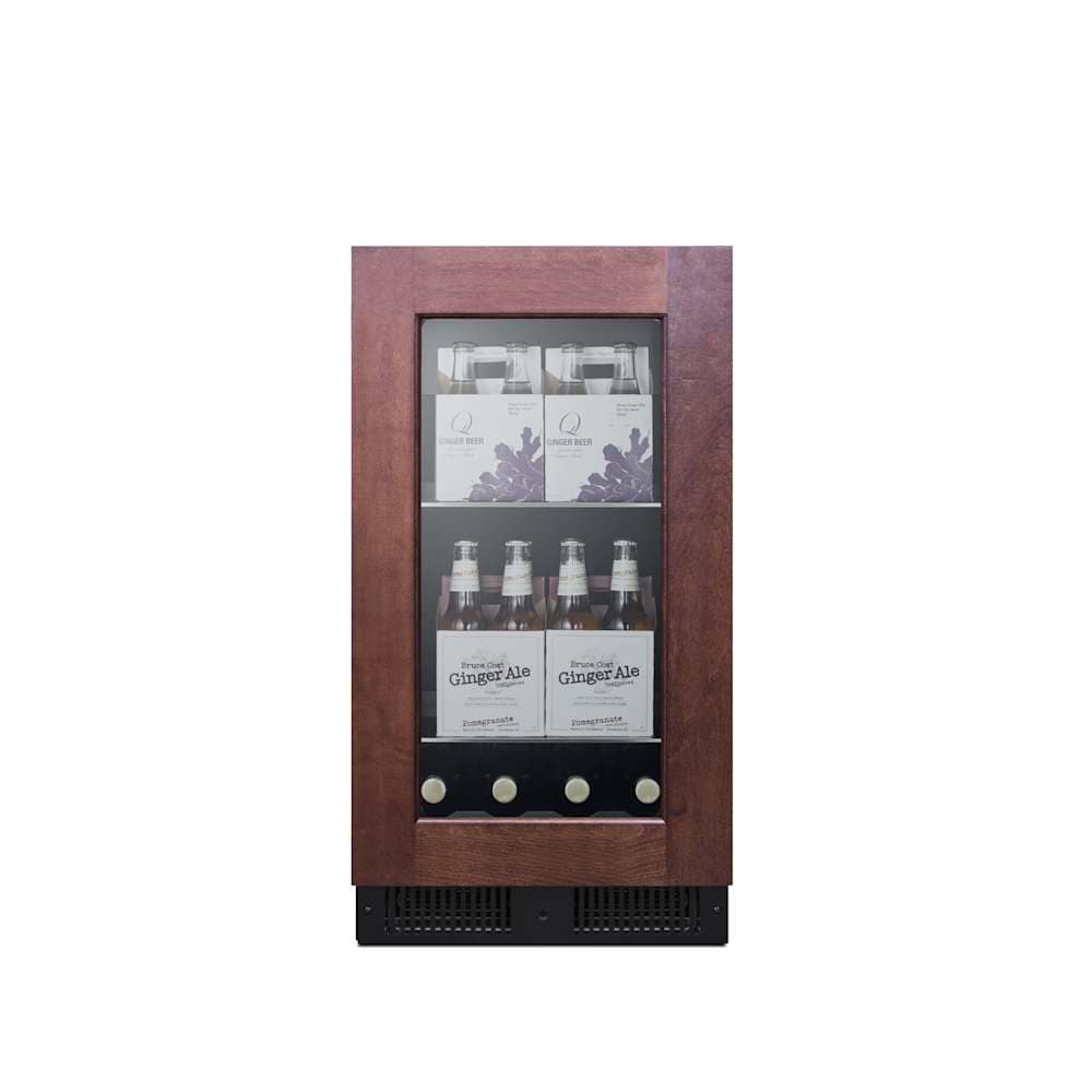Summit  CL181WBVPNRLHD 18 Inch Wide 100 Can Capacity Panel Ready Wine and Beverage Cooler with LED Lights and Digital Controls Sansujyuku sansujyuku.com