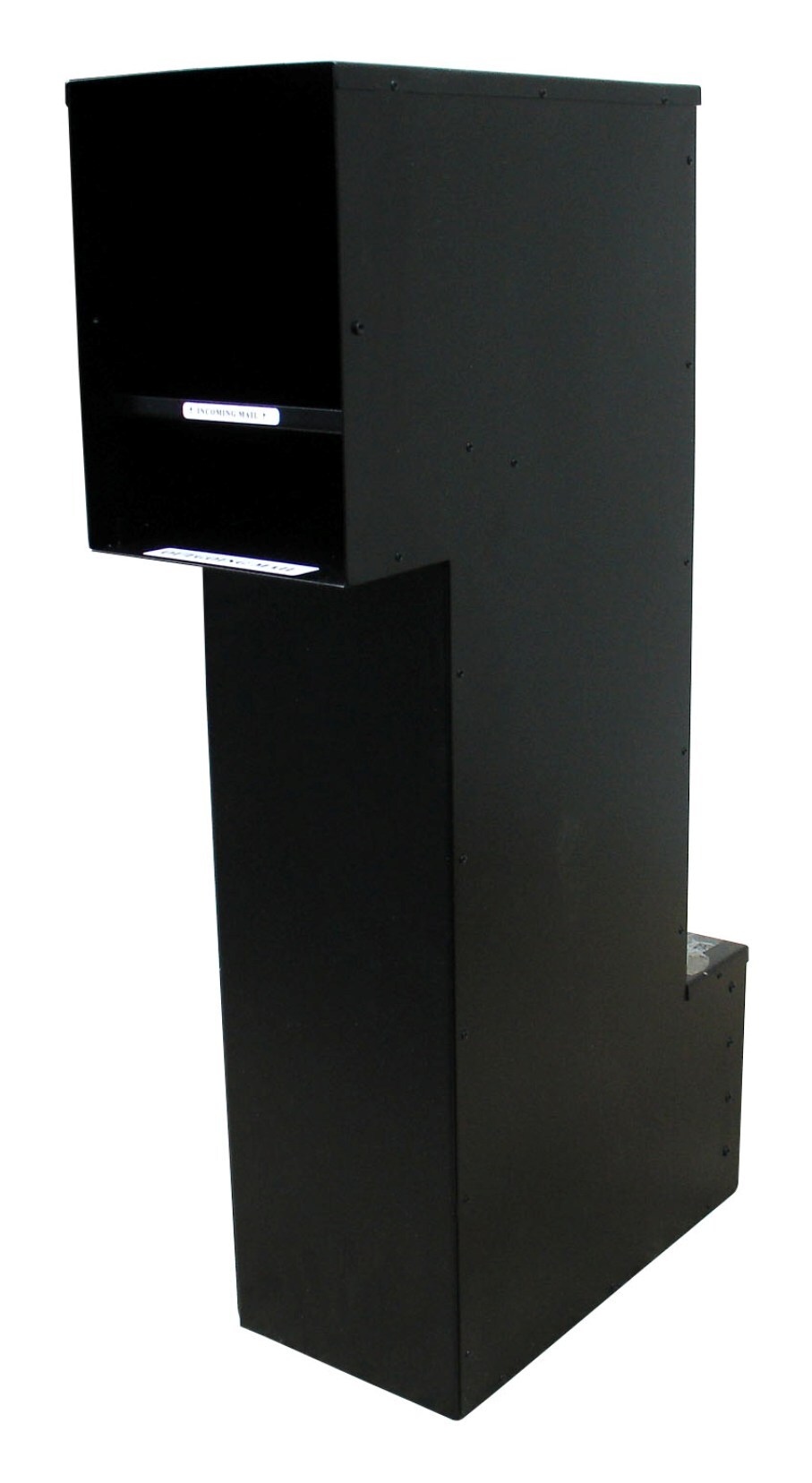 Custom Home Accessories MAN-S-1402-AC Wall Mount Brown Metal Lockable Mailbox