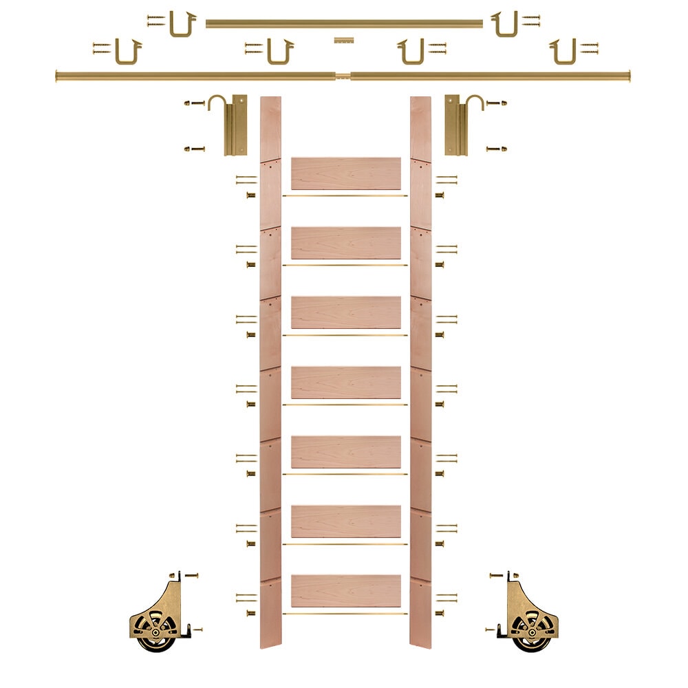Meadow Lane EG.300-92RO-12.06-PF Library-Ladders - View #4