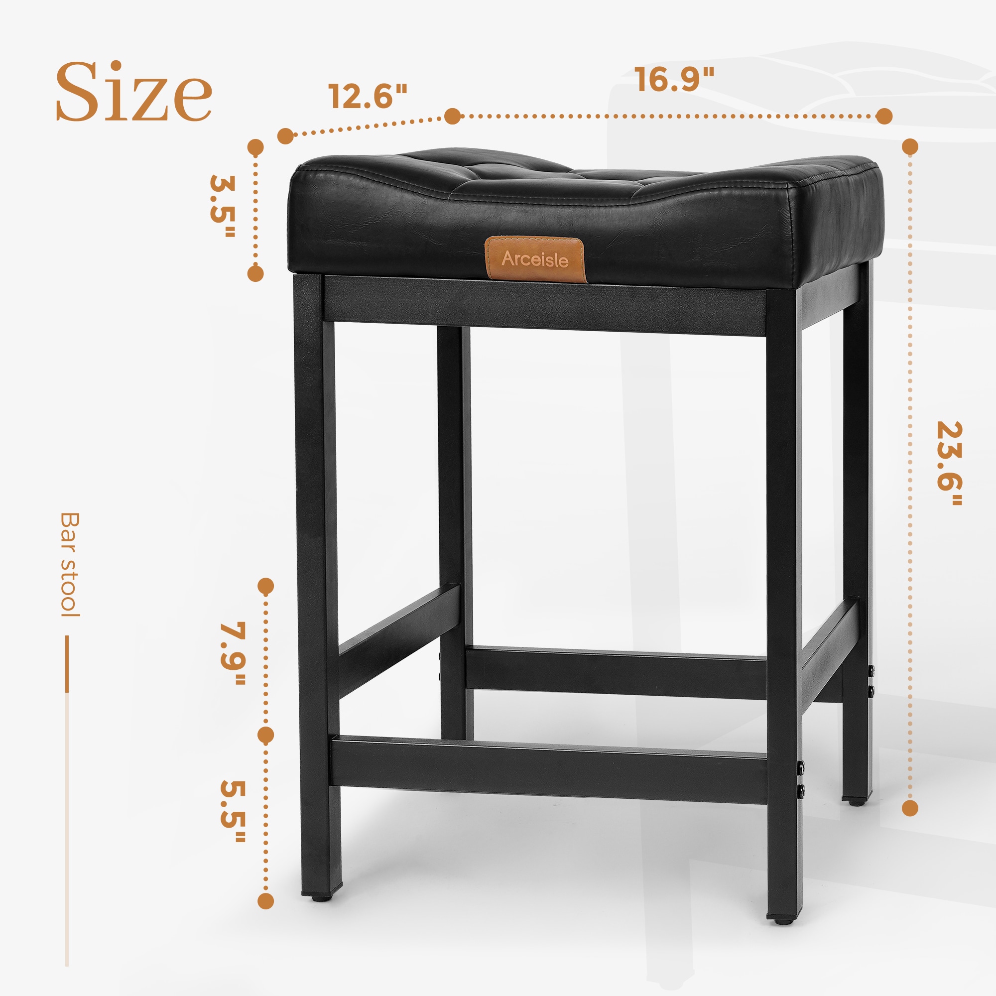 LTMATE LSRG001-BK-PK2 stools - View #4