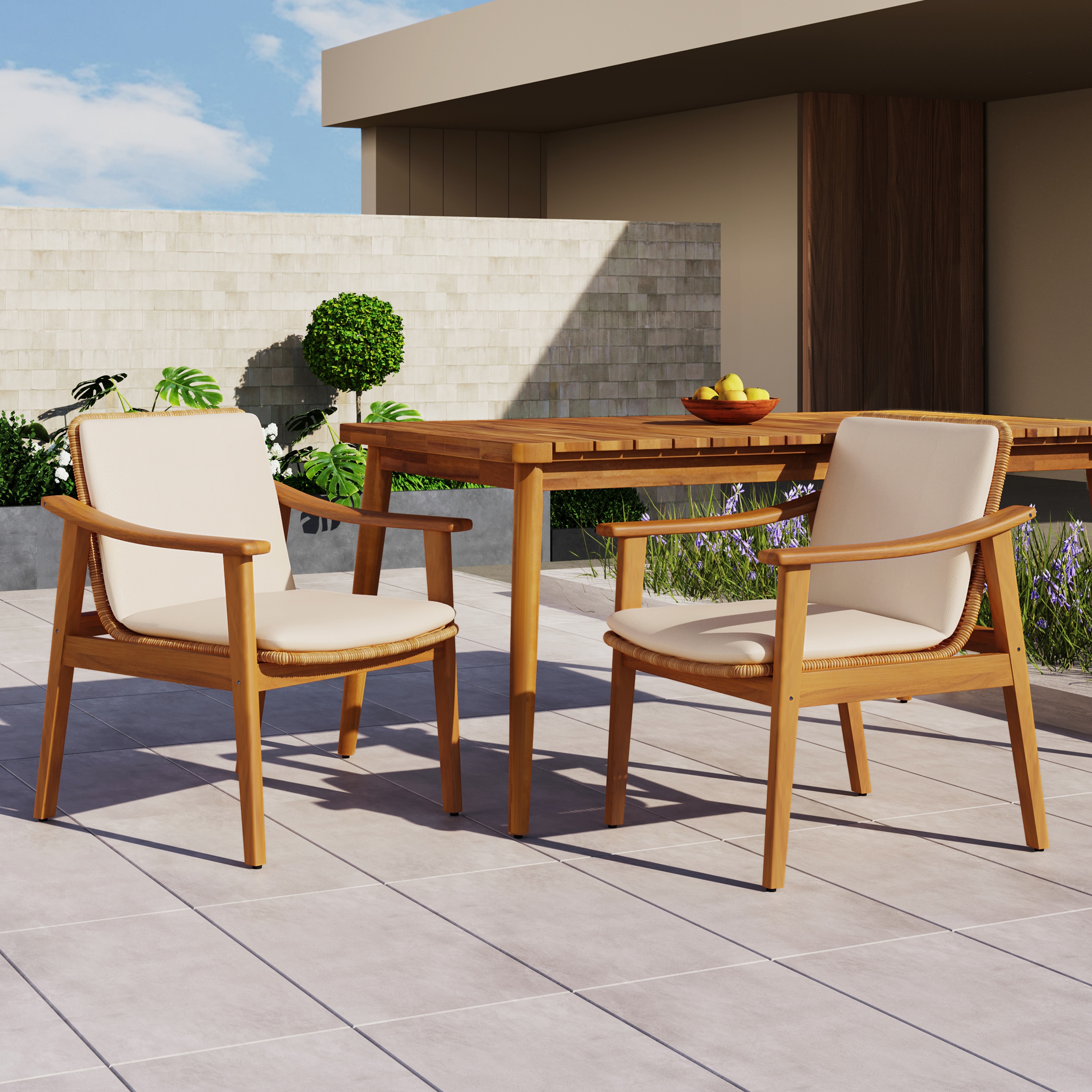 Lycvki - 23.5-in W Casual Beige Accent Chair