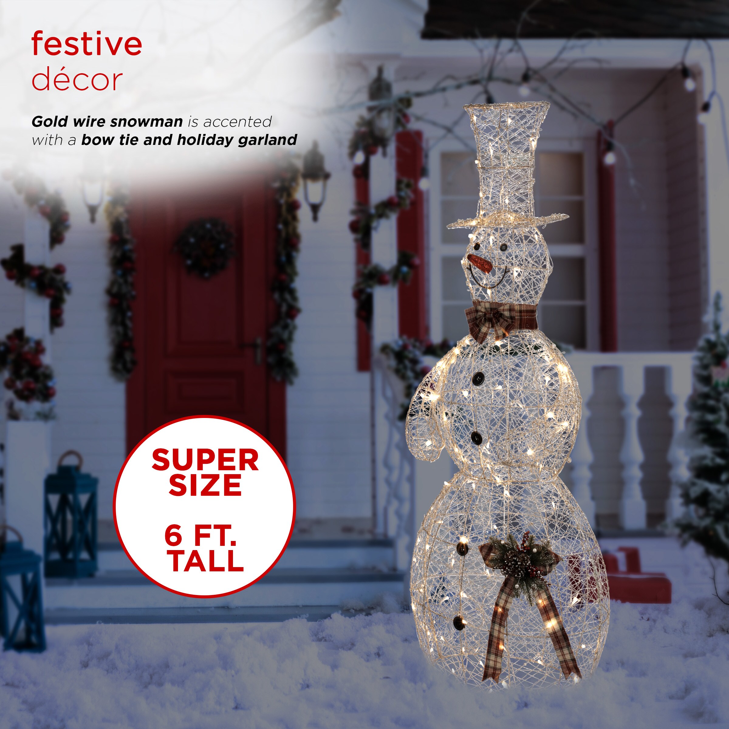 Alpine Corporation CIM219XL Outdoor-Christmas-Decor - View #10