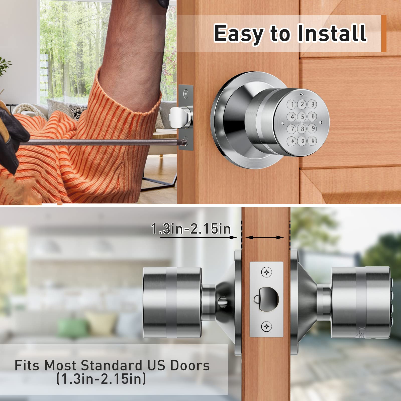 Justincity LJT0804J311 Electronic-Door-Locks - View #8
