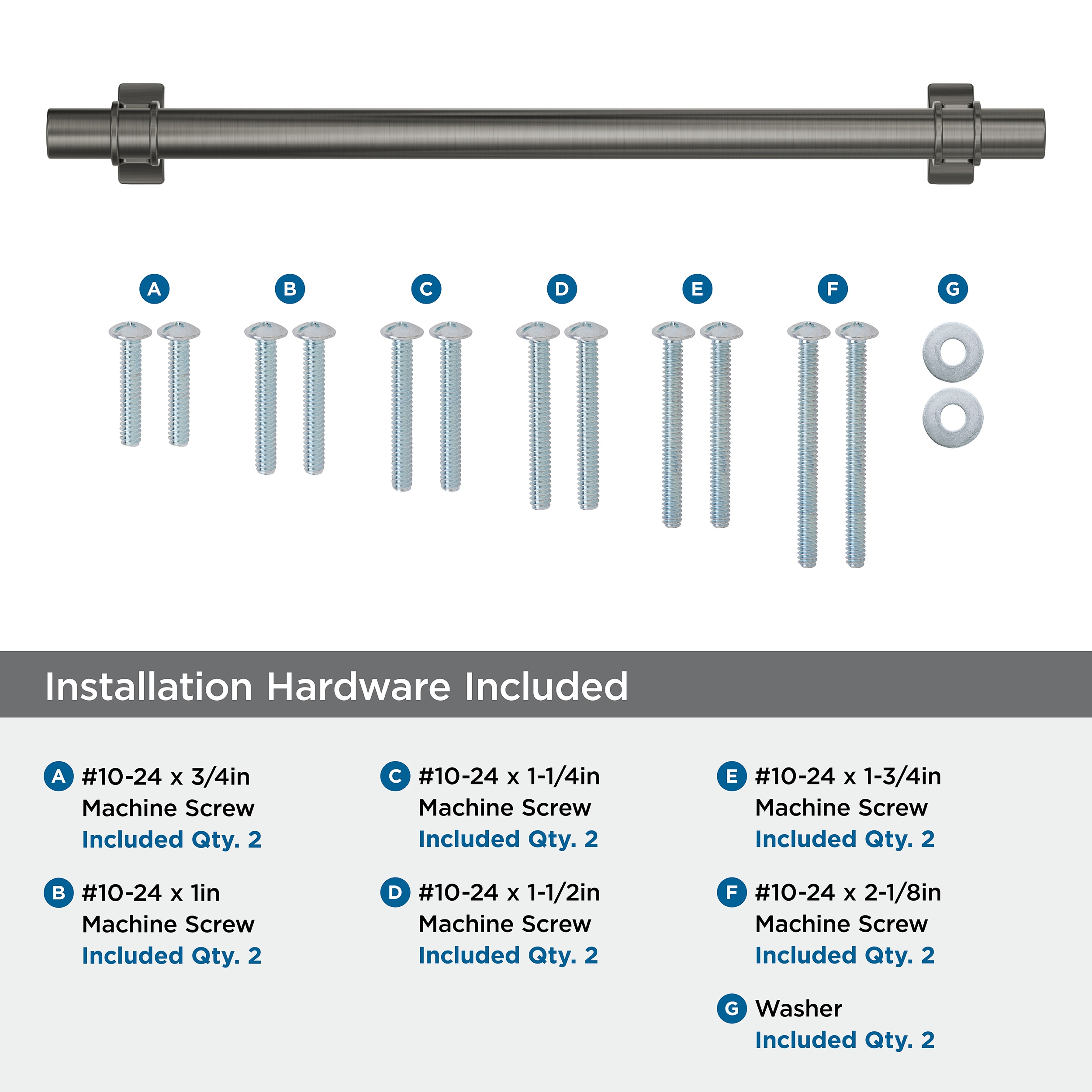Amerock BP36697GM Cabinet-Pulls - View #2