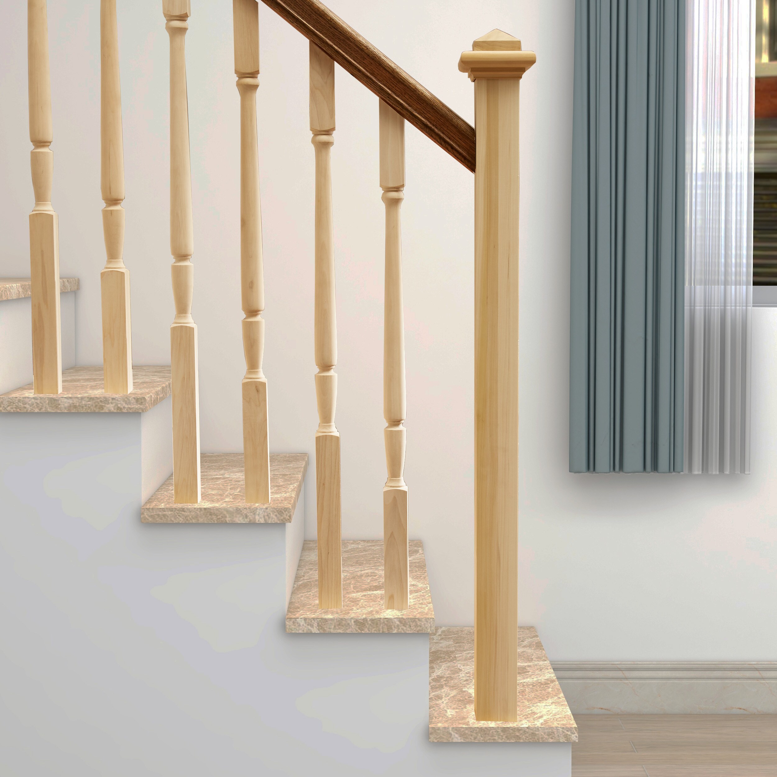 RELIABILT WGB300POP Interior-Stairpart-Newel-Posts - View #4