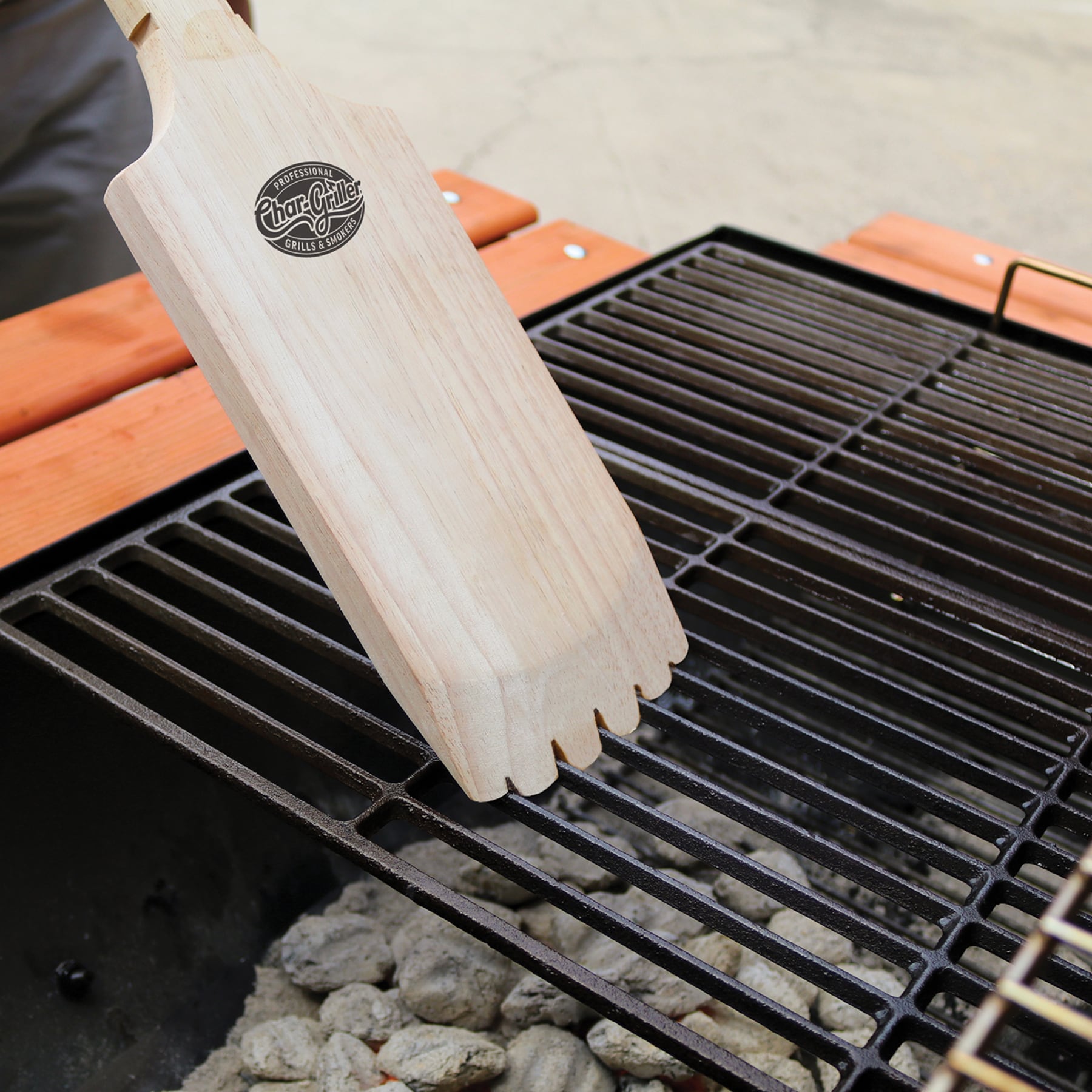 Cleaning Barbecue Scraper Portable Metal BBQ Grills Grate Cleaner
