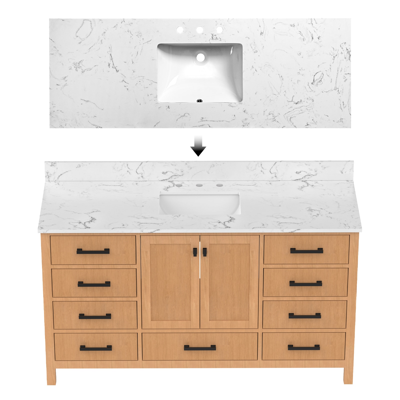POCCI VAN-109-69 Bath-Vanity-Combo - View #2