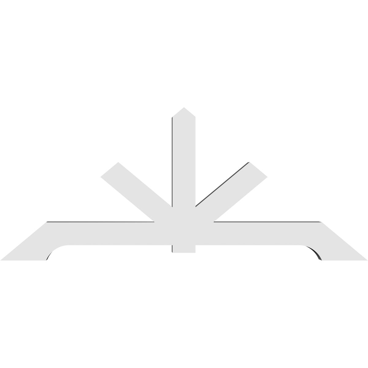 Ekena Millwork GBP096X40X0606VAN00 Exterior-Brackets-Braces - View #4