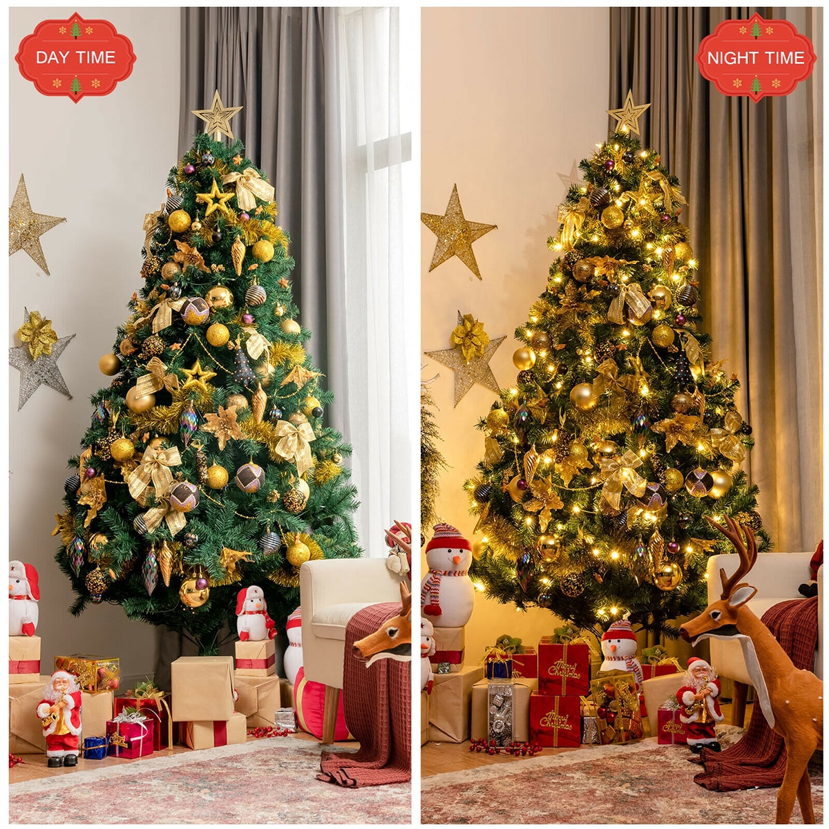 Forclover HYC-CM184 Artificial-Christmas-Trees - View #3