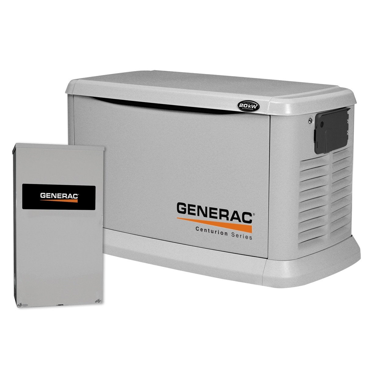 Generac 6729 Centurion 20000 -Watt Dual Fuel (Liquid Propane/Natural Gas) 200-Amp Home Standby Generator (Automatic Transfer Switch)