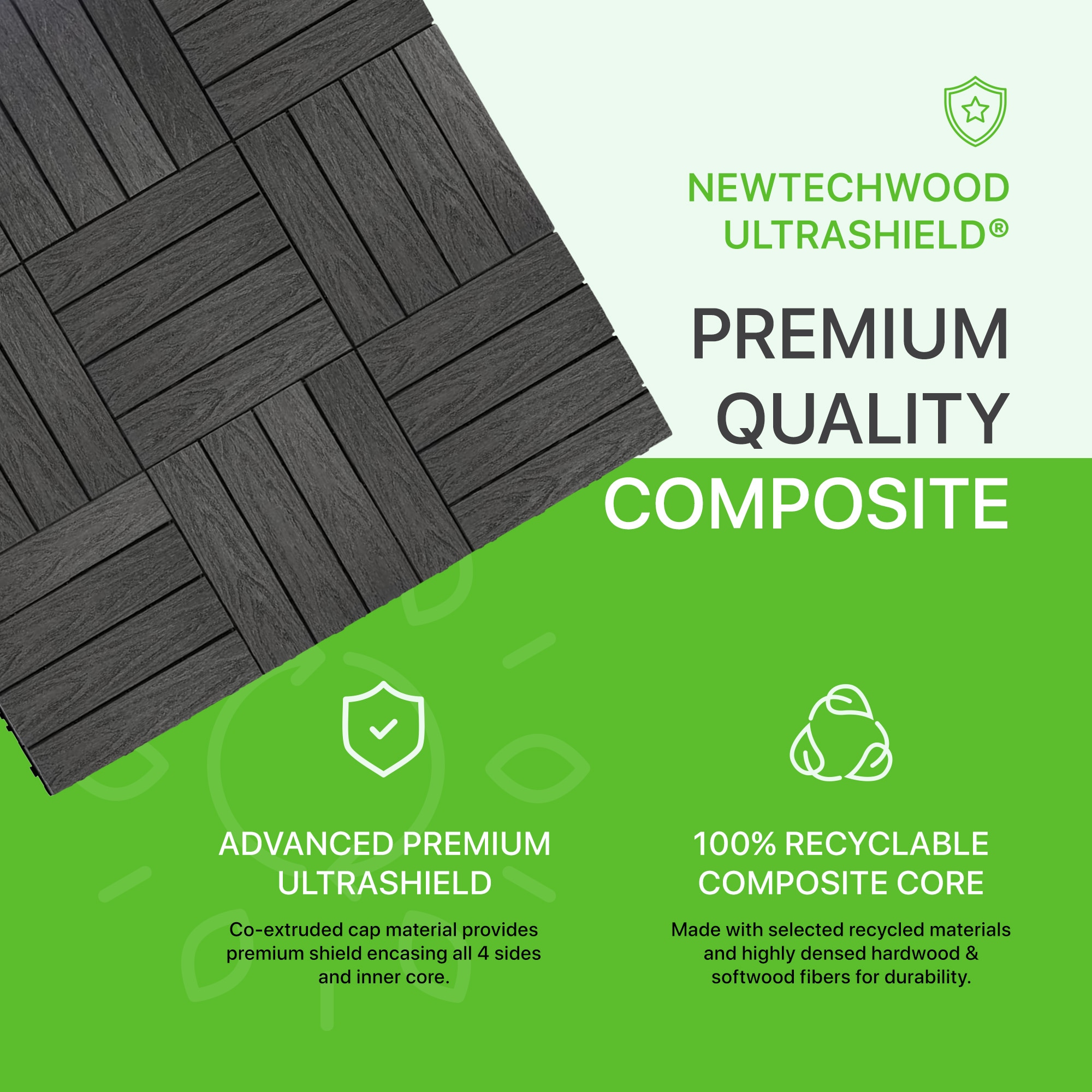 NewTechWood US-QD-ZX-CH Deck-Tiles - View #4