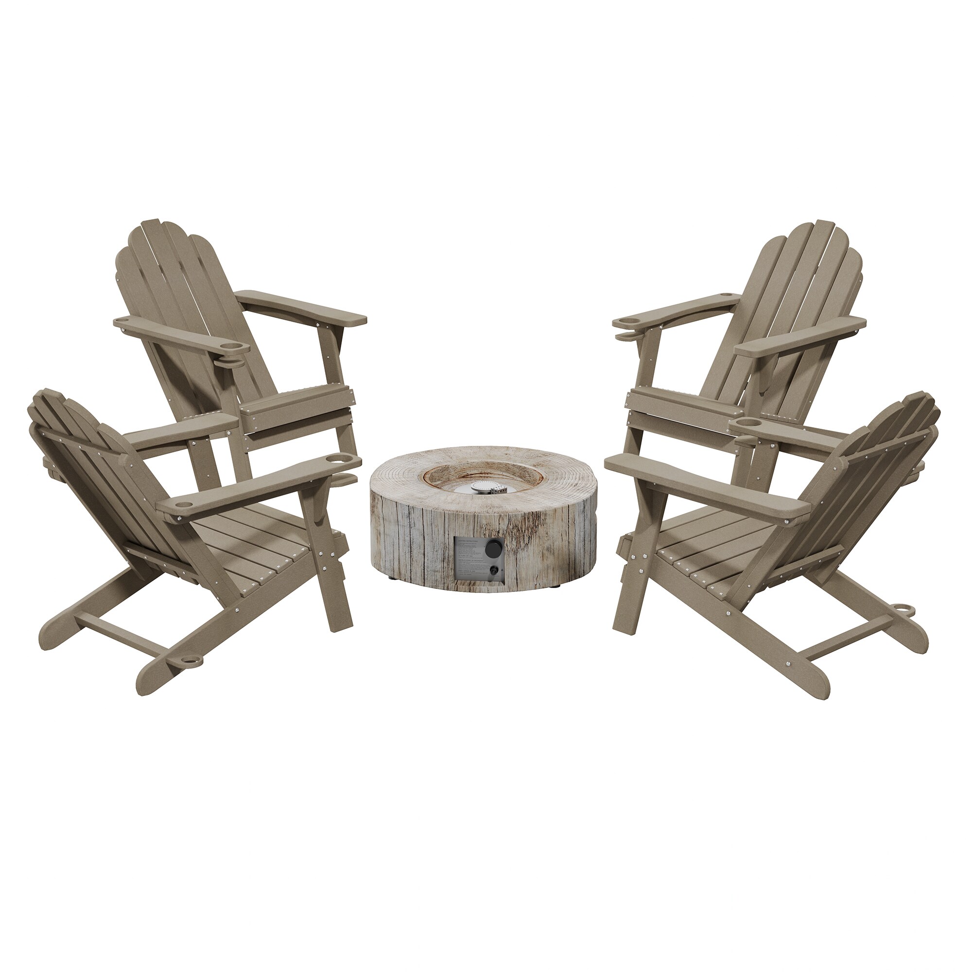 Clihome CL-06CGB5 5 -Piece Patio Conversation Set