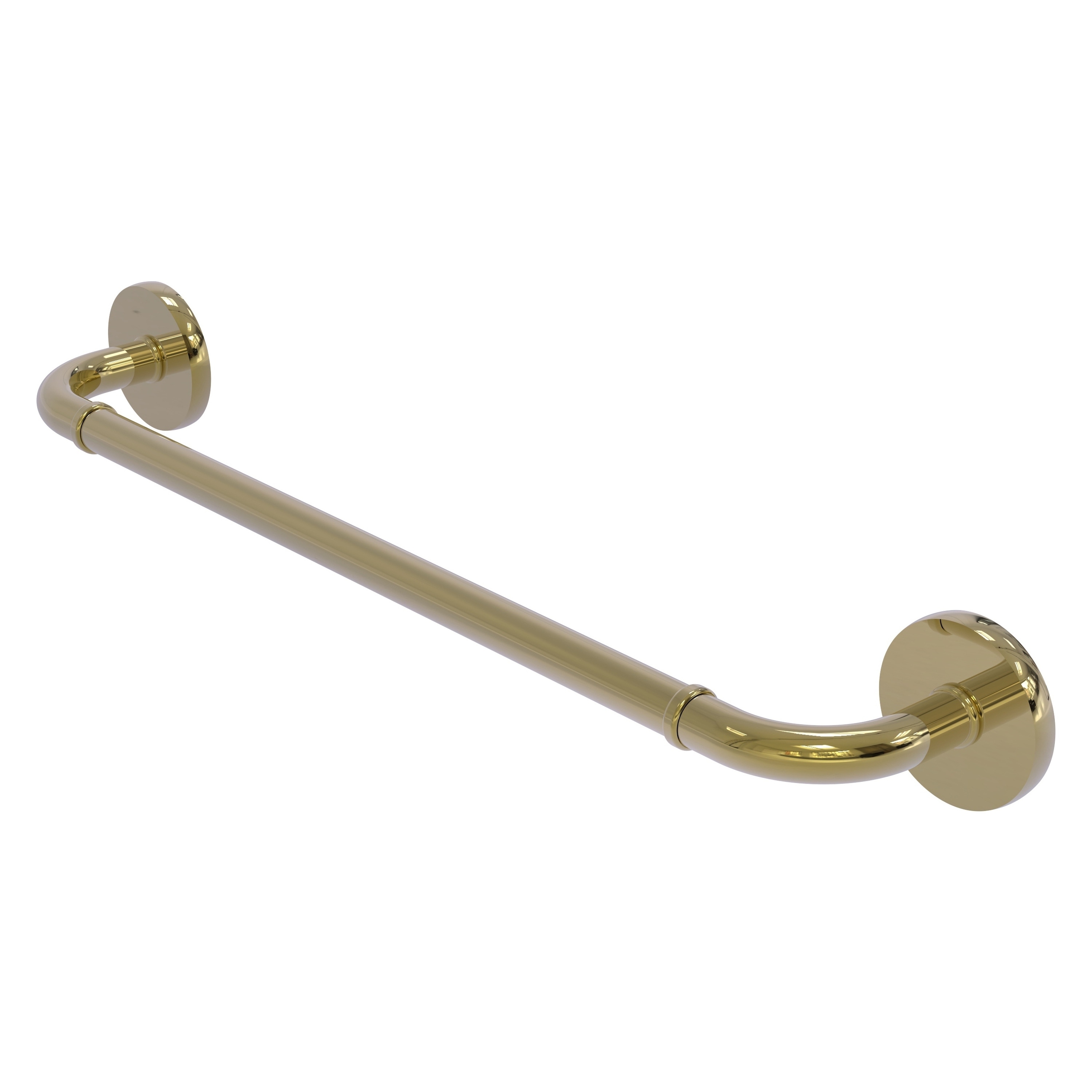 Allied Brass RM-41-18-UNL Remi 18-in Unlacquered Brass Wall mount Single Towel Bar