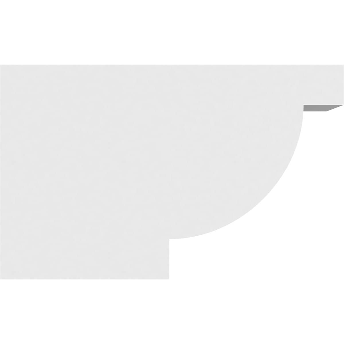Ekena Millwork RFTP06X10X16ALP Exterior-Brackets-Braces - View #3