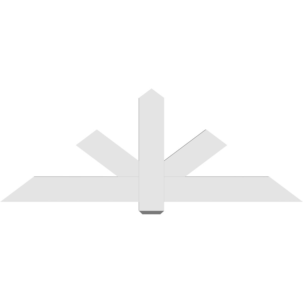 Ekena Millwork GBP072X27X0206KEN00 Exterior-Brackets-Braces - View #4