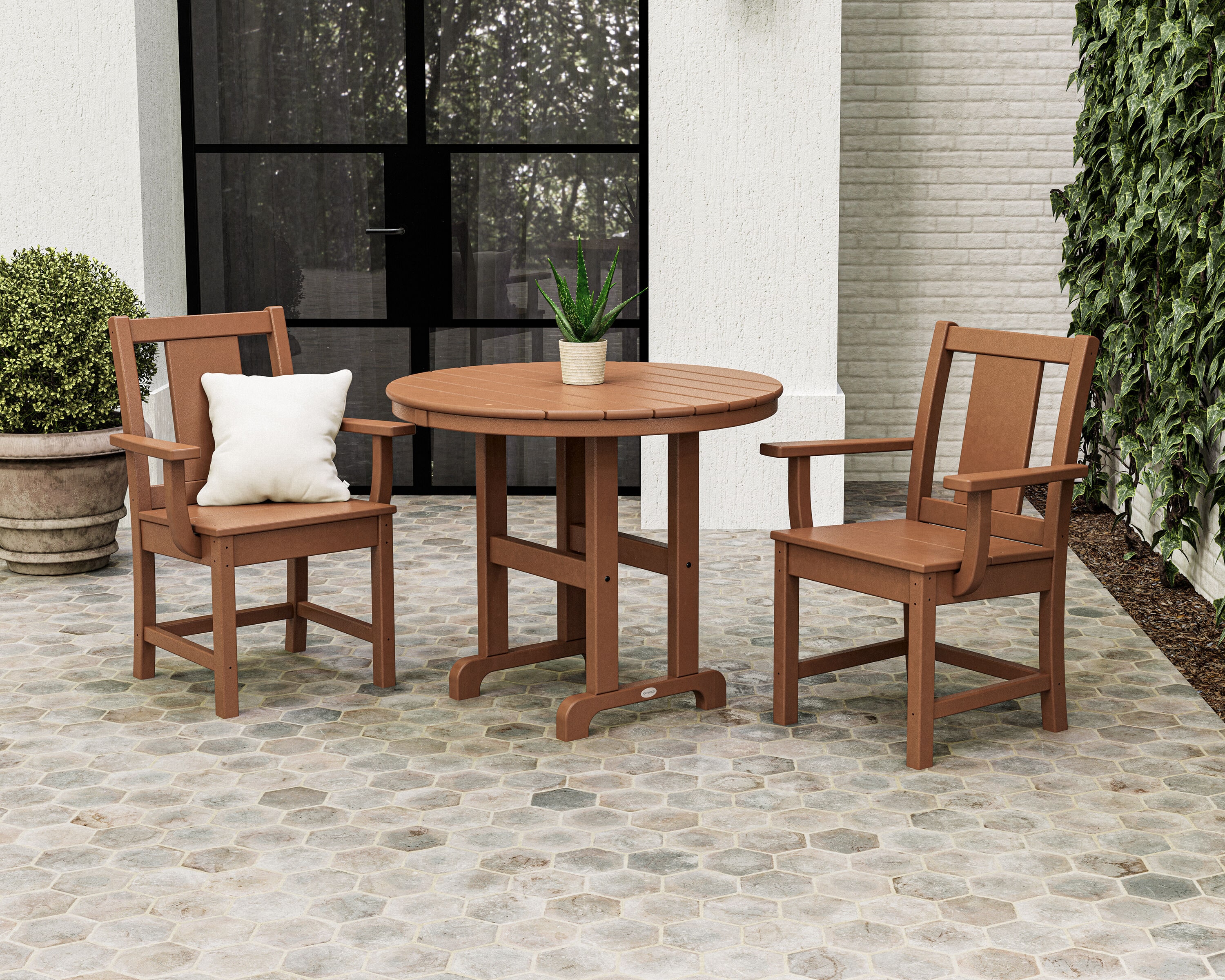 POLYWOOD PWS2121-1-GR Patio-Dining-Sets - View #2