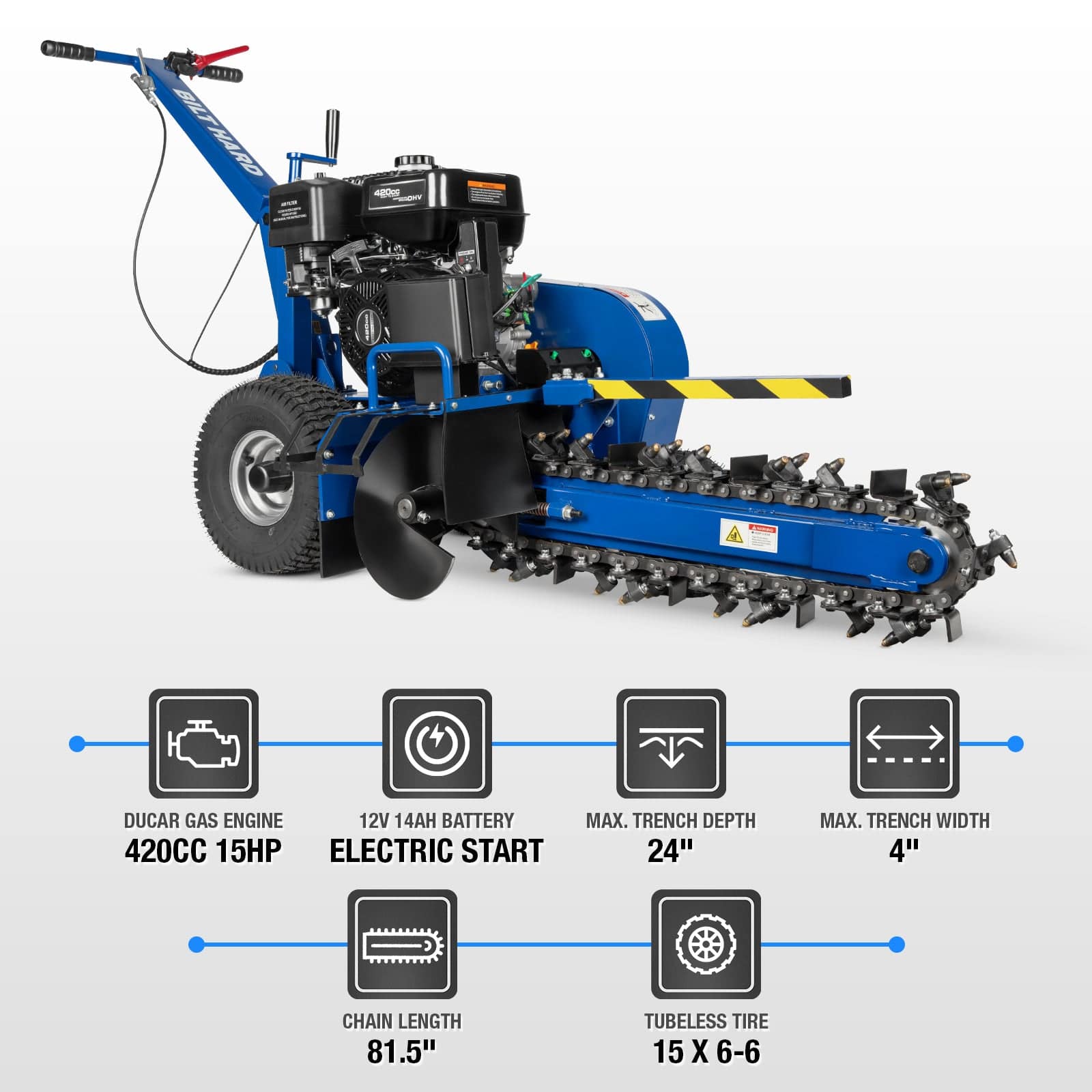 BILT HARD TDT-1201 Commercial-Trenchers - View #3