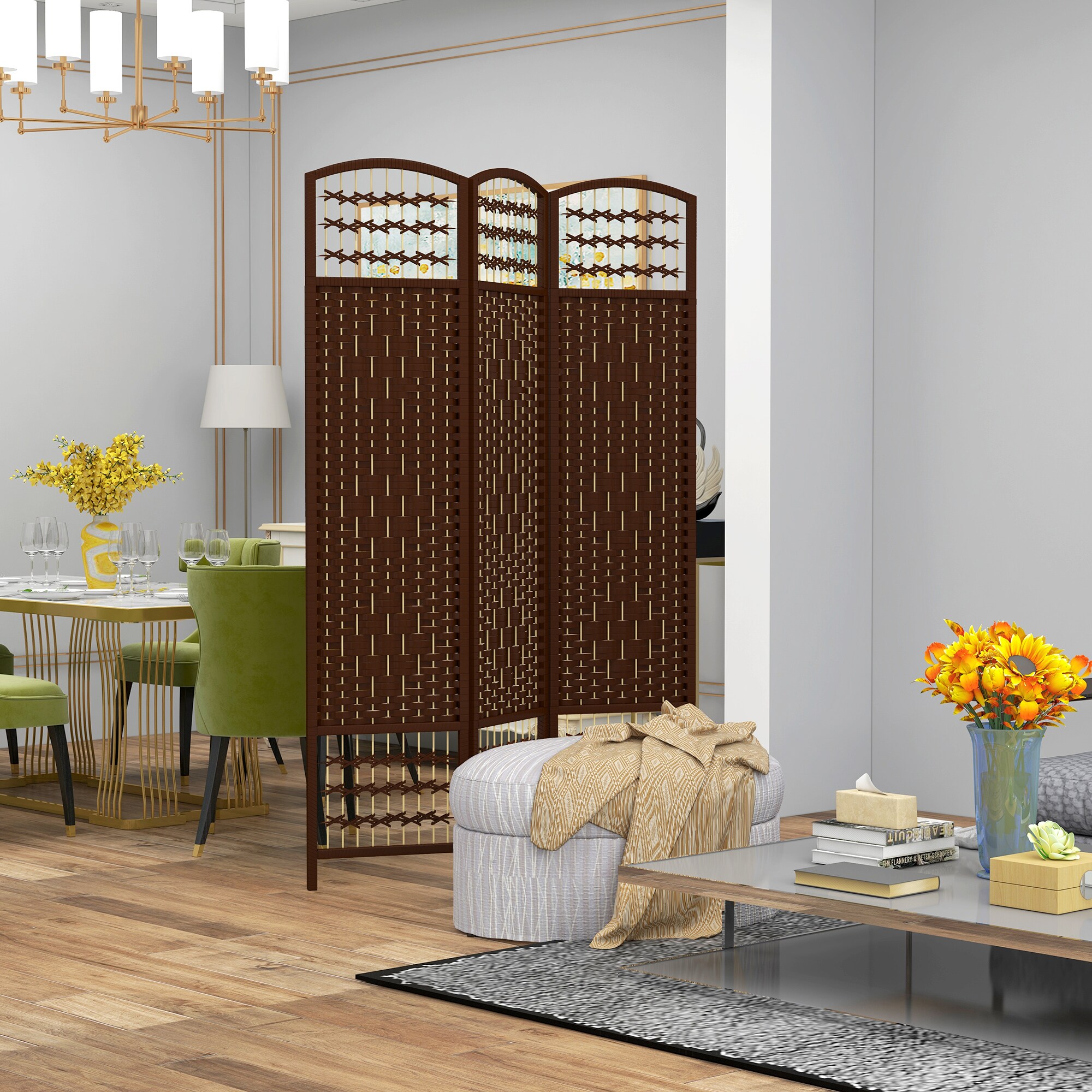 HomCom 830-701V01BN Indoor-Privacy-Screens - View #2